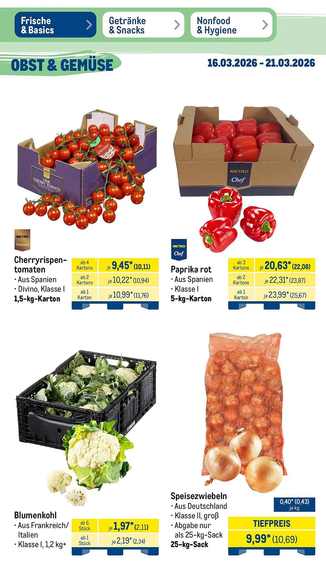 METRO Prospekt von 15. März bis 21. März 2026 - Prospekt seite 13