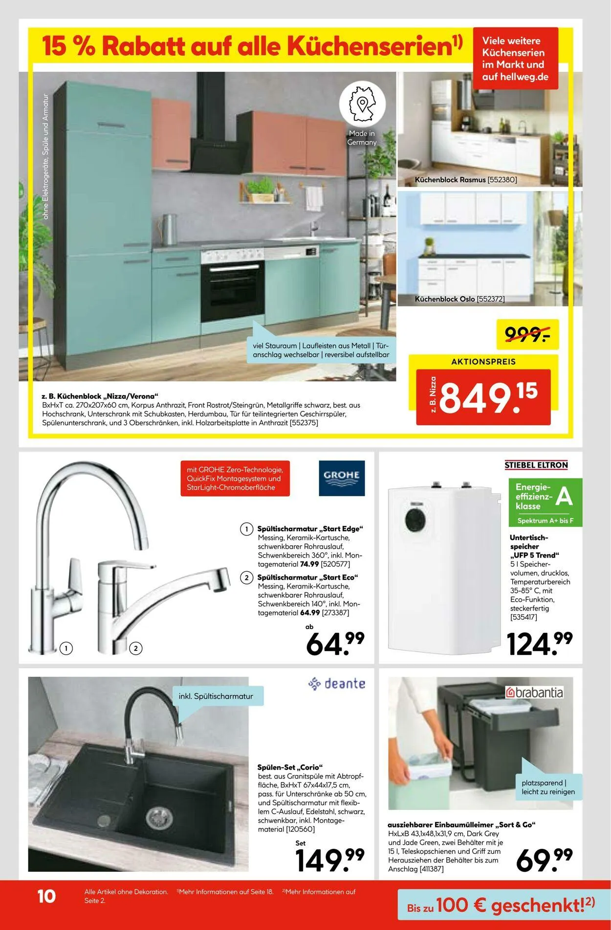 Hellweg Aktueller Prospekt von 16. Februar bis 2. März 2026 - Prospekt seite 10