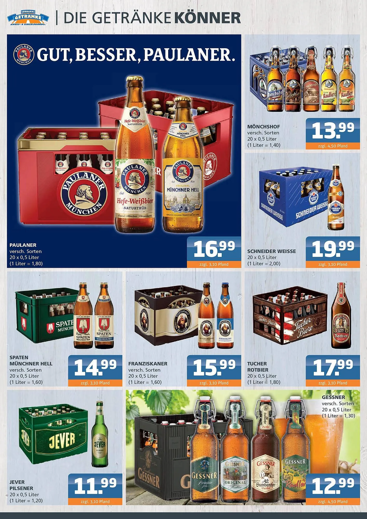 Getränke Lehmann Prospekt von 21. April bis 3. Mai 2025 - Prospekt seite 2