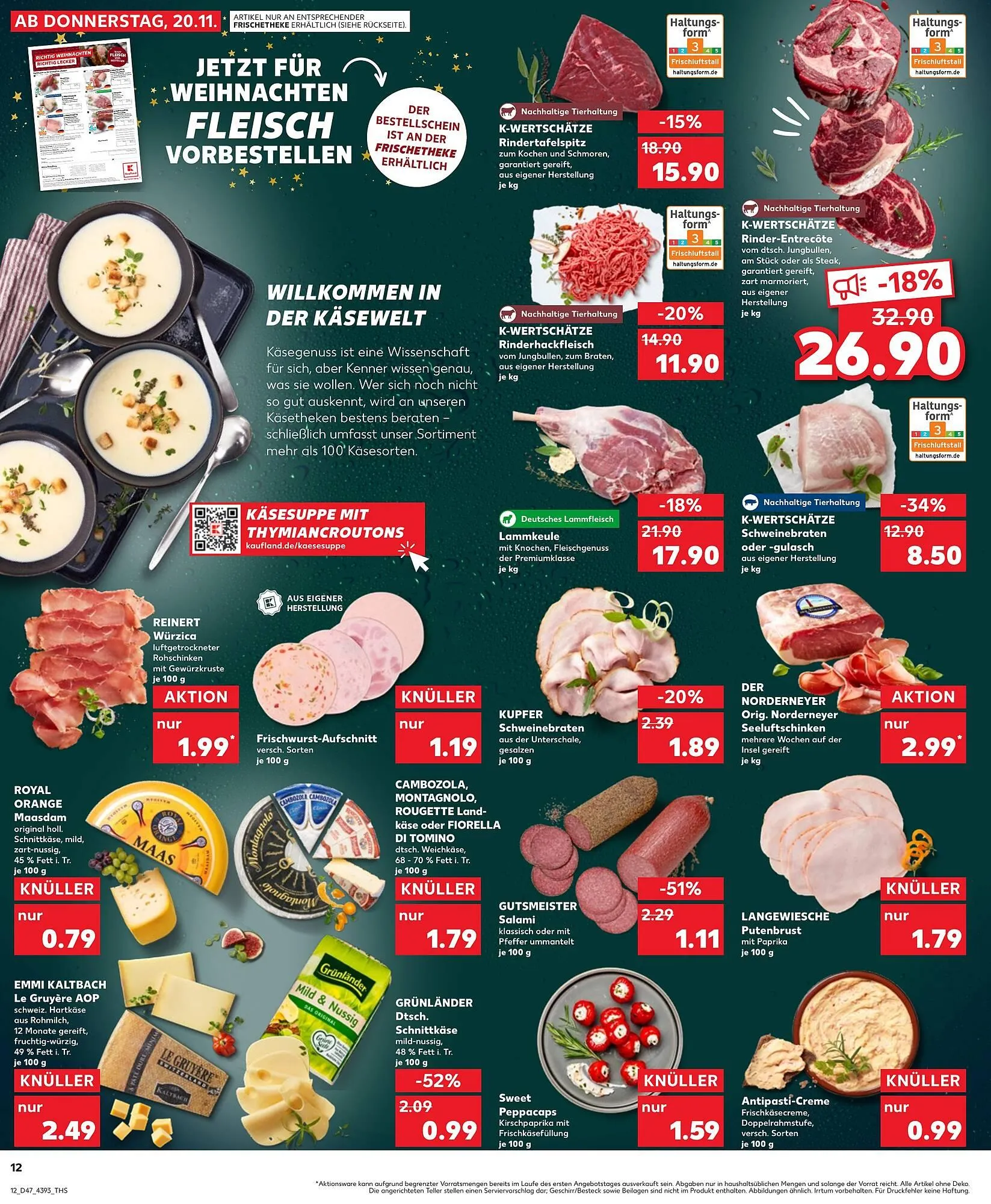 Kaufland Prospekt von 20. November bis 26. November 2025 - Prospekt seite 12