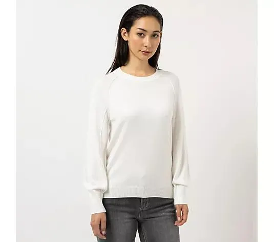 STEFFEN SCHRAUT Pullover Raglanärmel Ziernahtdetails leger weit