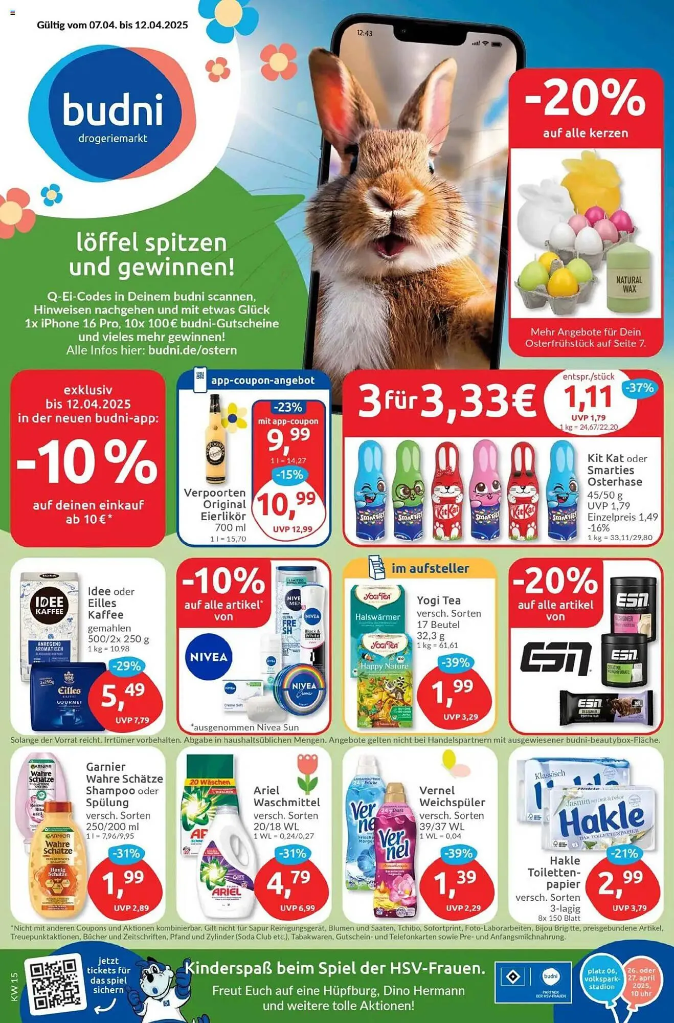 Budni Prospekt von 7. April bis 12. April 2025 - Prospekt seite 1