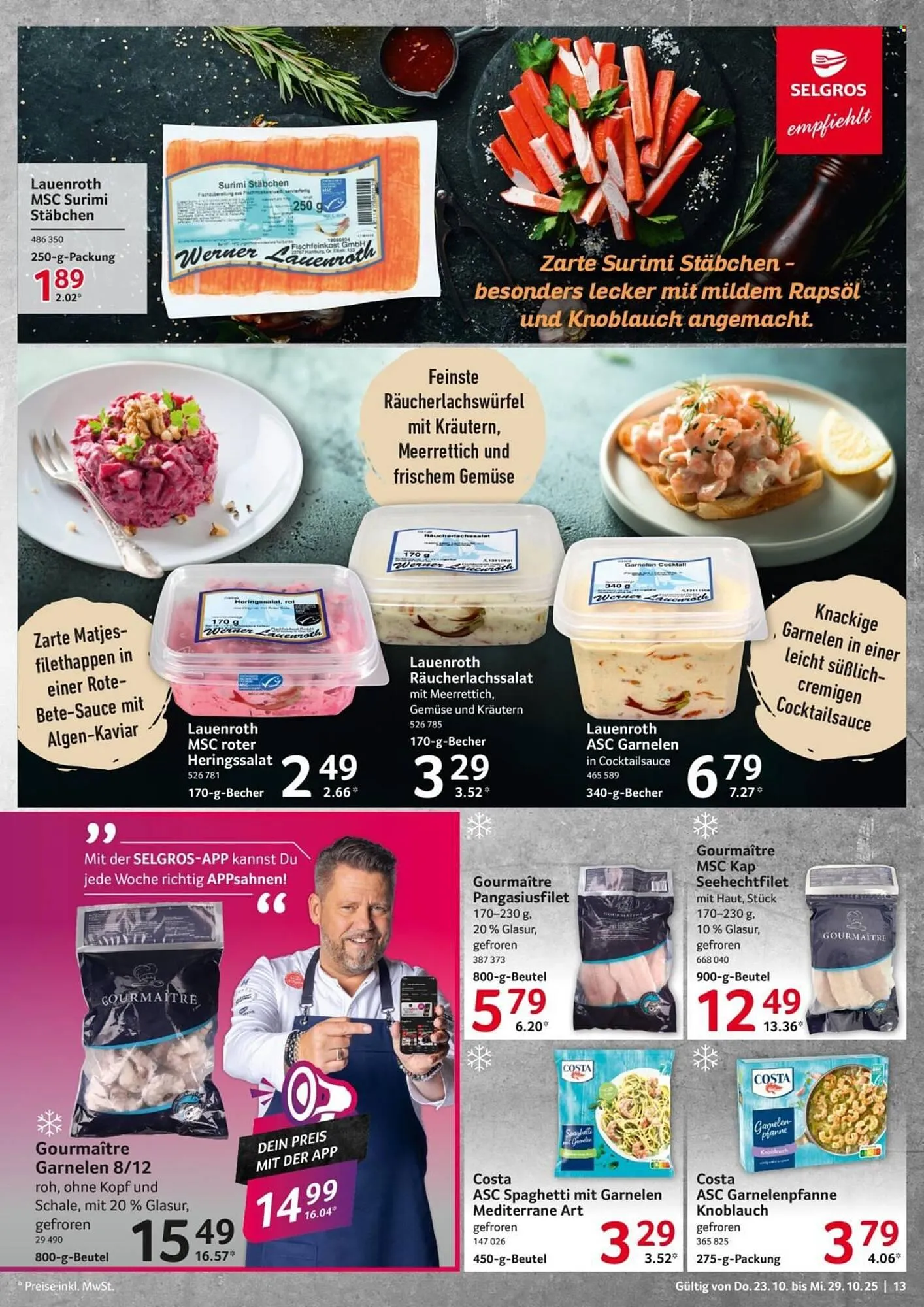 Selgros Prospekt von 23. Oktober bis 29. Oktober 2025 - Prospekt seite 13