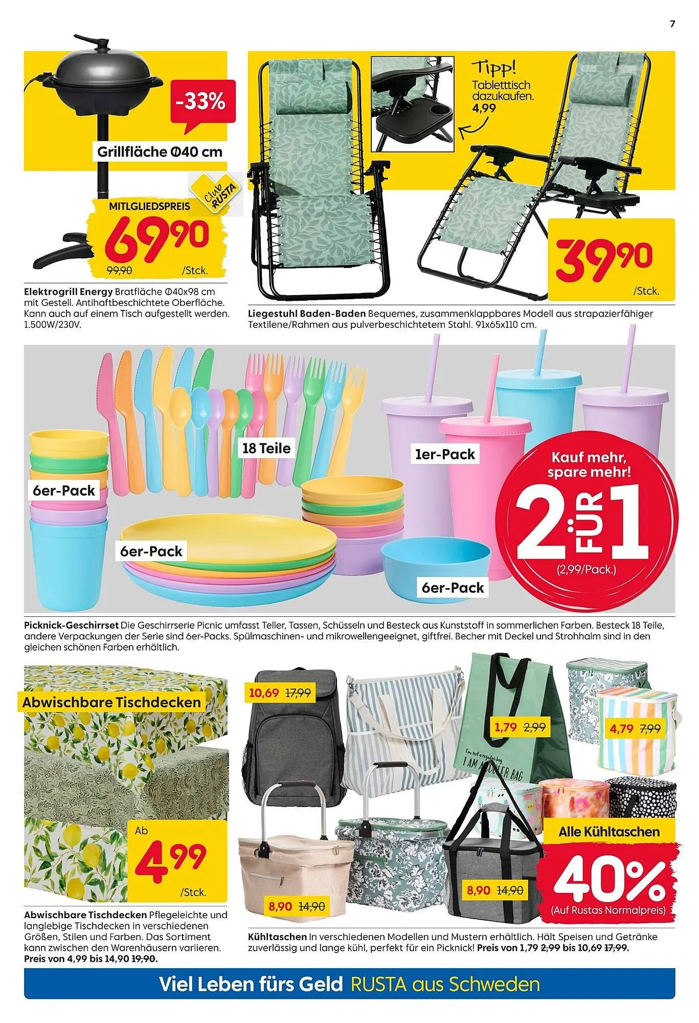 Rusta Prospekt von 19. April bis 25. April 2025 - Prospekt seite 7