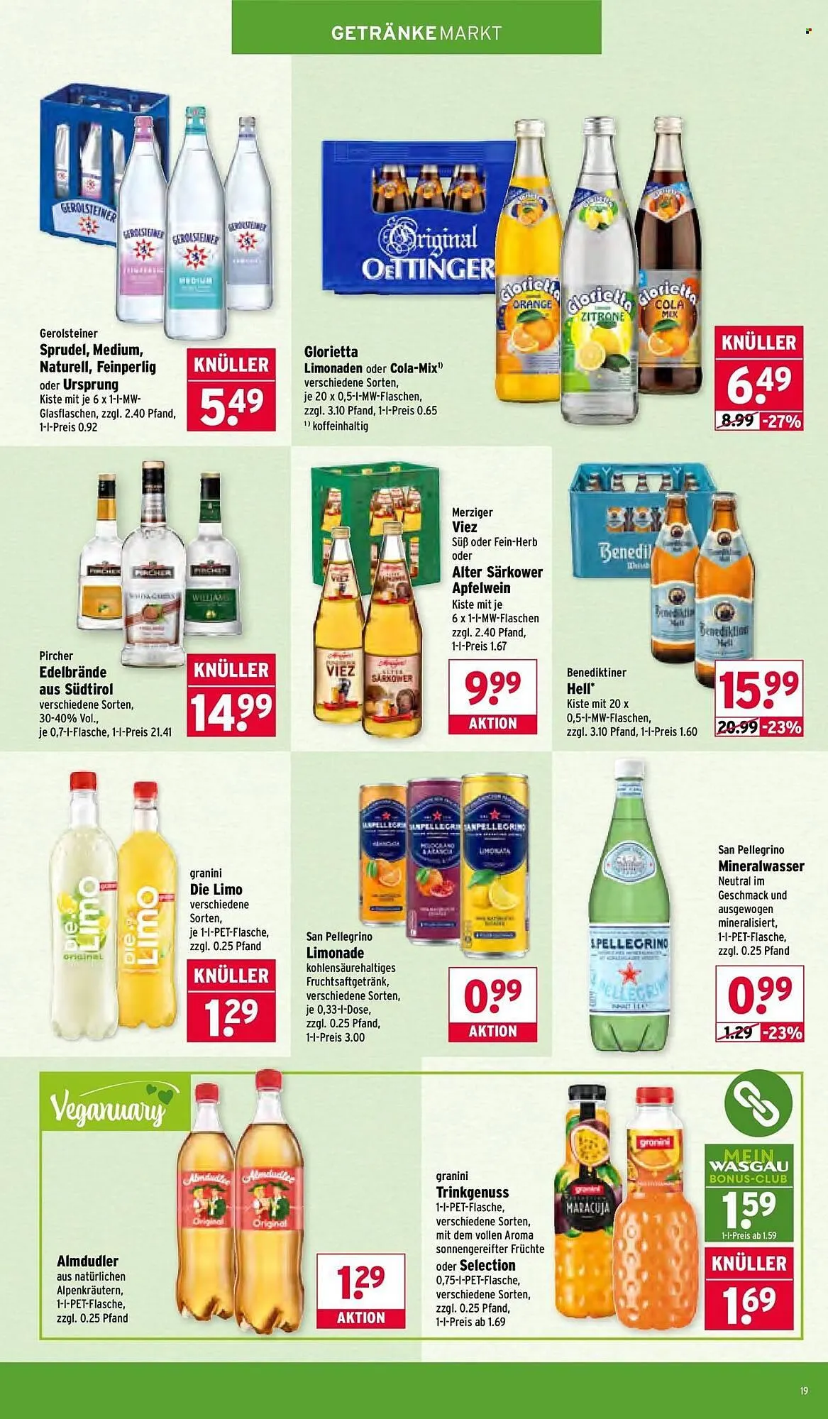 Wasgau Prospekt von 26. Januar bis 31. Januar 2026 - Prospekt seite 19