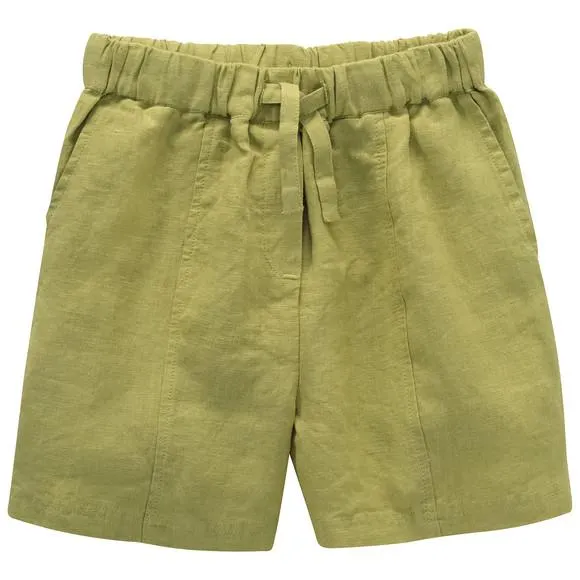 Mädchen Leinen-Shorts mit Tunnelzug
