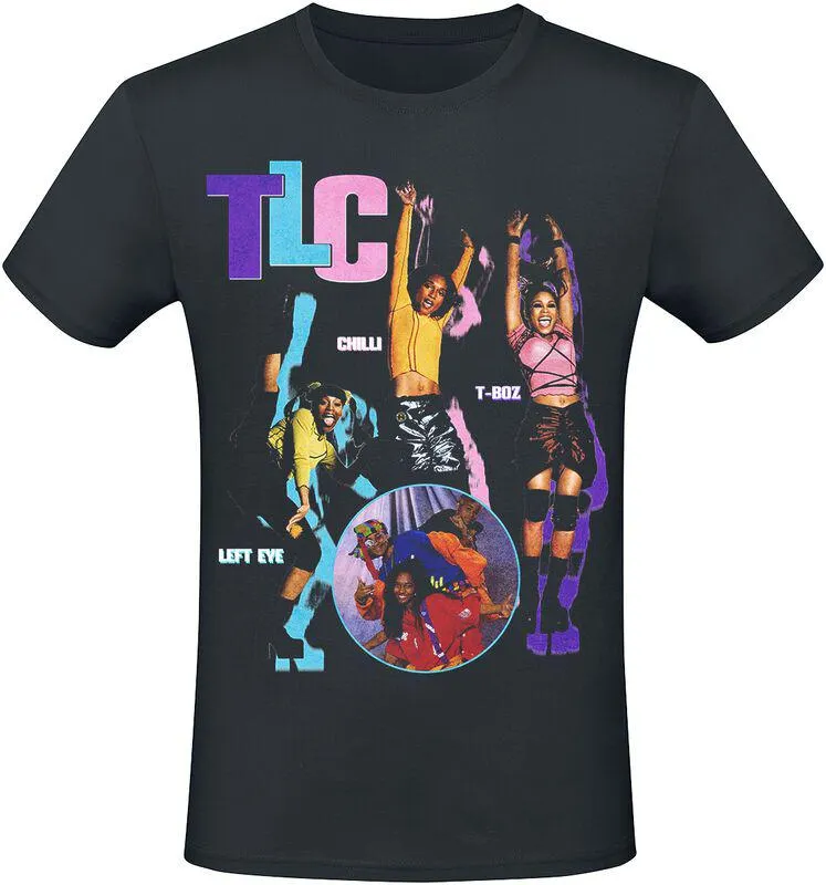 "Logo '92" Camiseta Negro de TLC