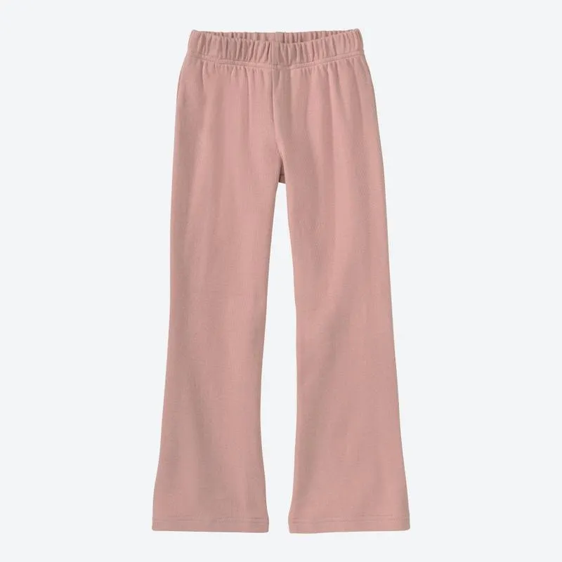 Kinder-Mädchen-Stoffhose aus Rippmaterial