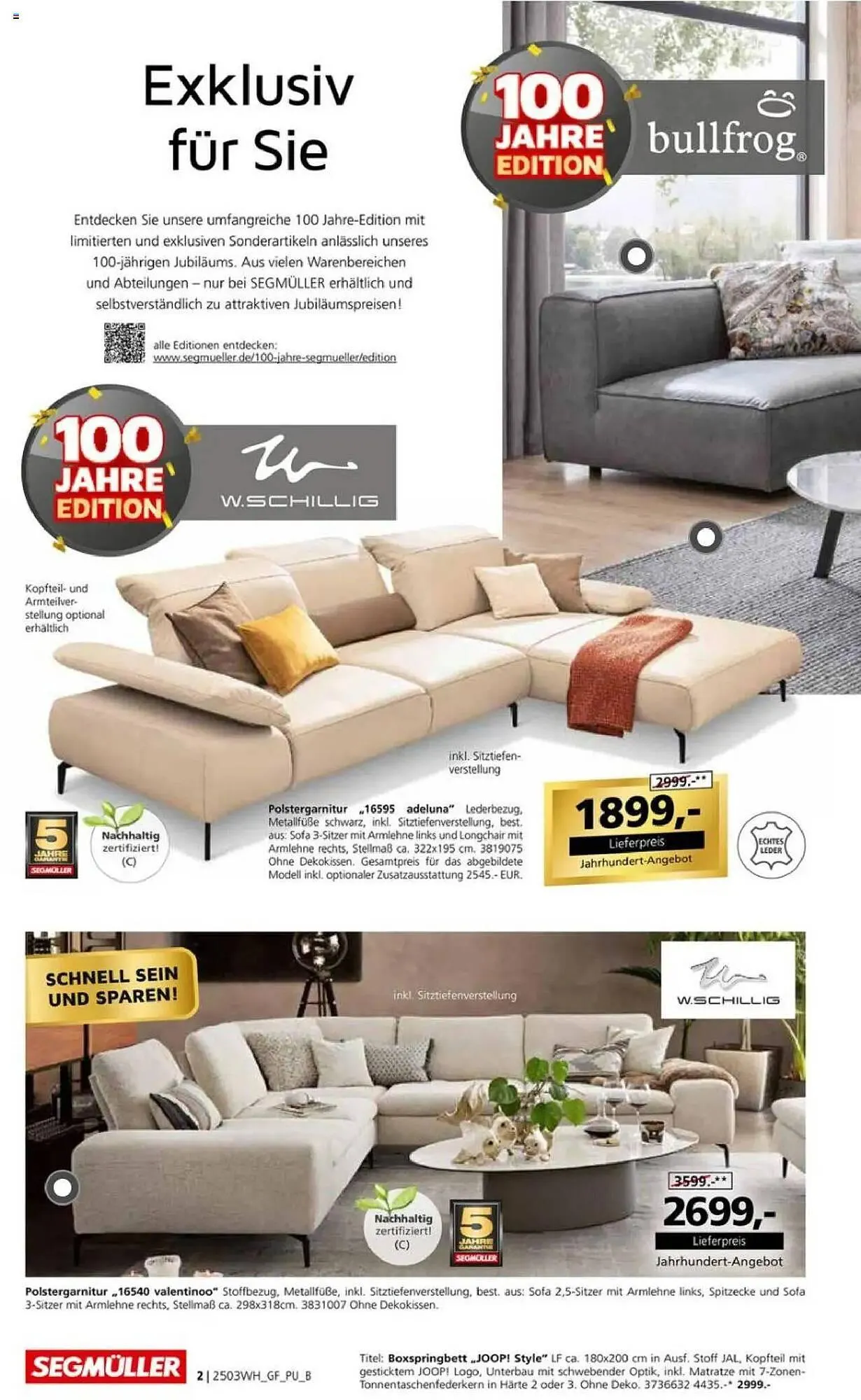 Segmüller Prospekt von 30. März bis 6. April 2025 - Prospekt seite 2