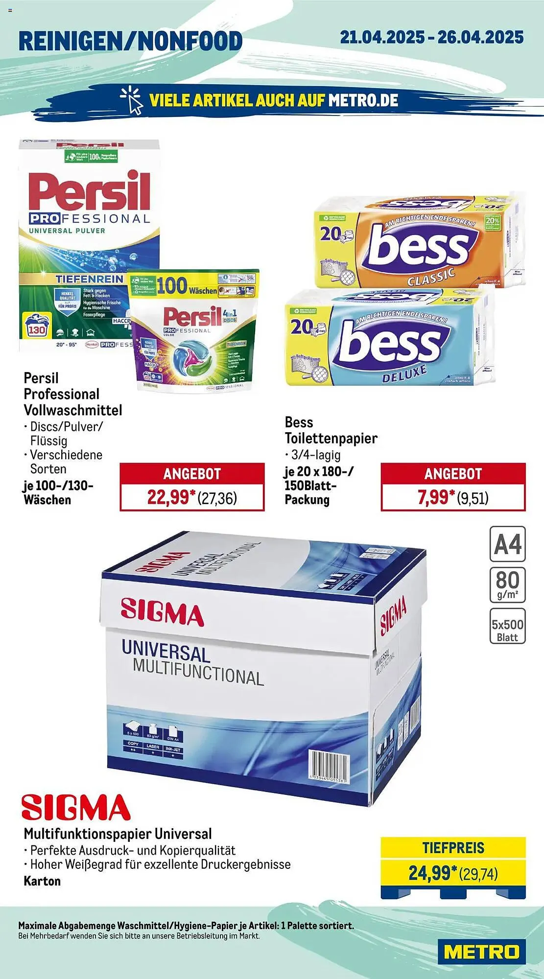 METRO Prospekt von 21. April bis 26. April 2025 - Prospekt seite 15