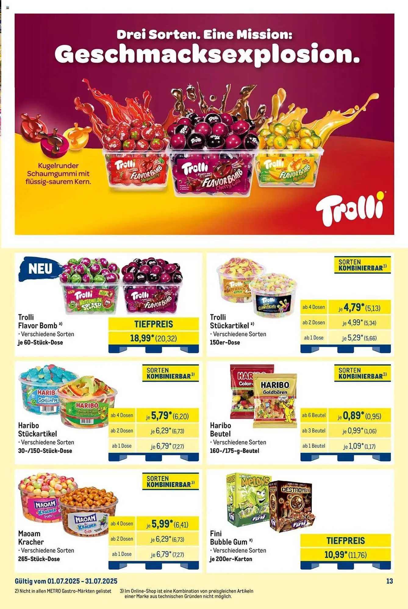 METRO Prospekt von 1. Juli bis 31. Juli 2025 - Prospekt seite 13