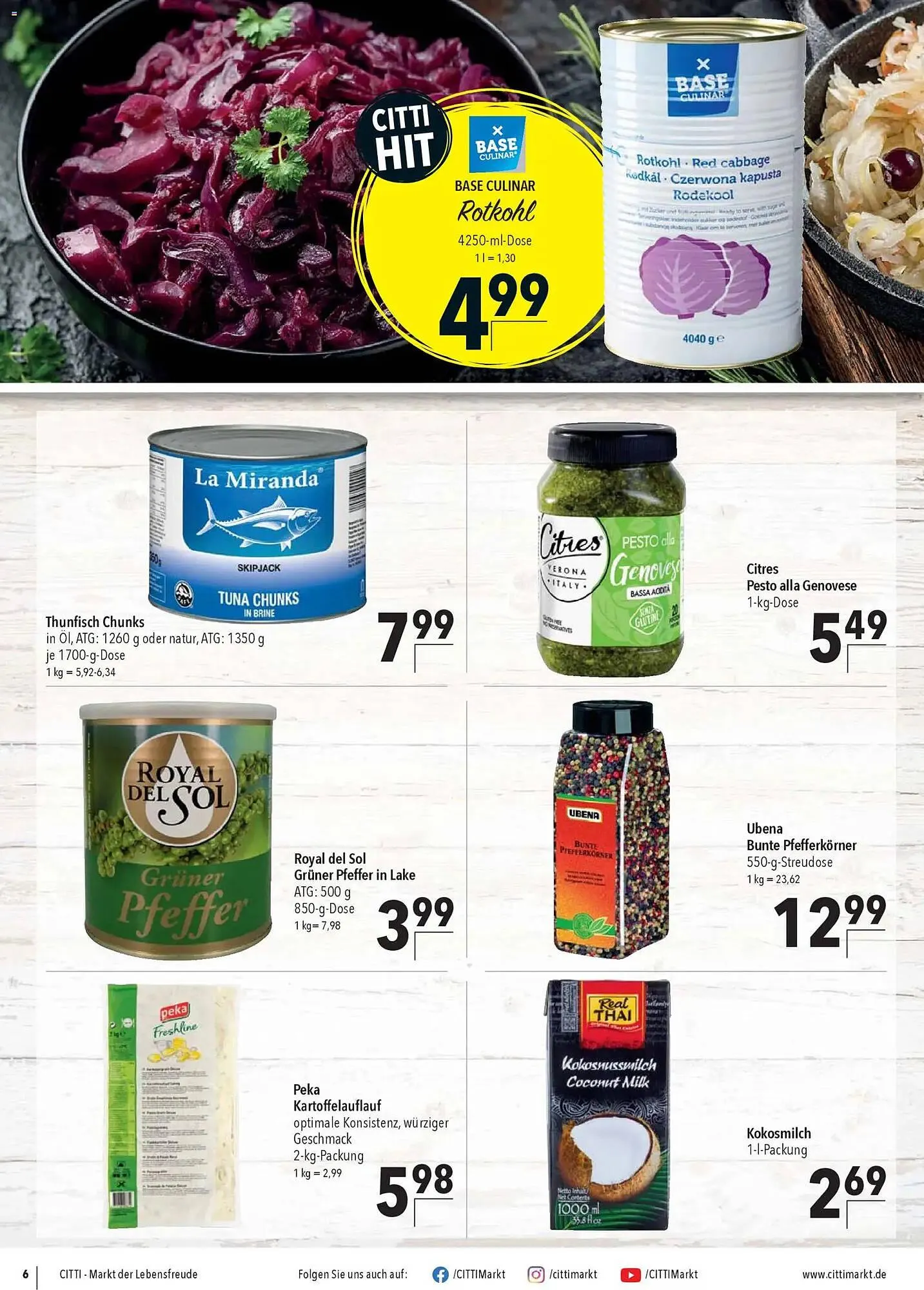CITTI Markt Prospekt von 5. November bis 18. November 2025 - Prospekt seite 6