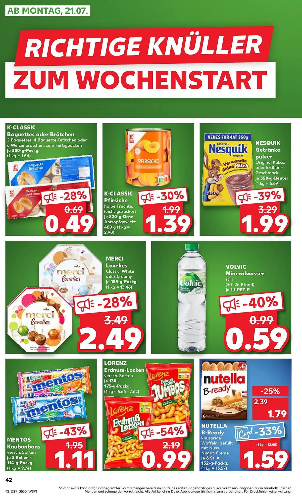 Kaufland Regio Prospekt von 16. Juli bis 23. Juli 2025 - Prospekt seite 42