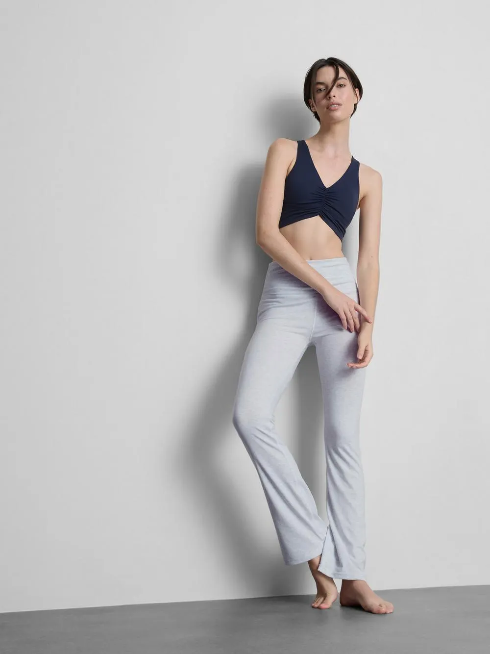 Yoga-Leggings mit hohem Bund