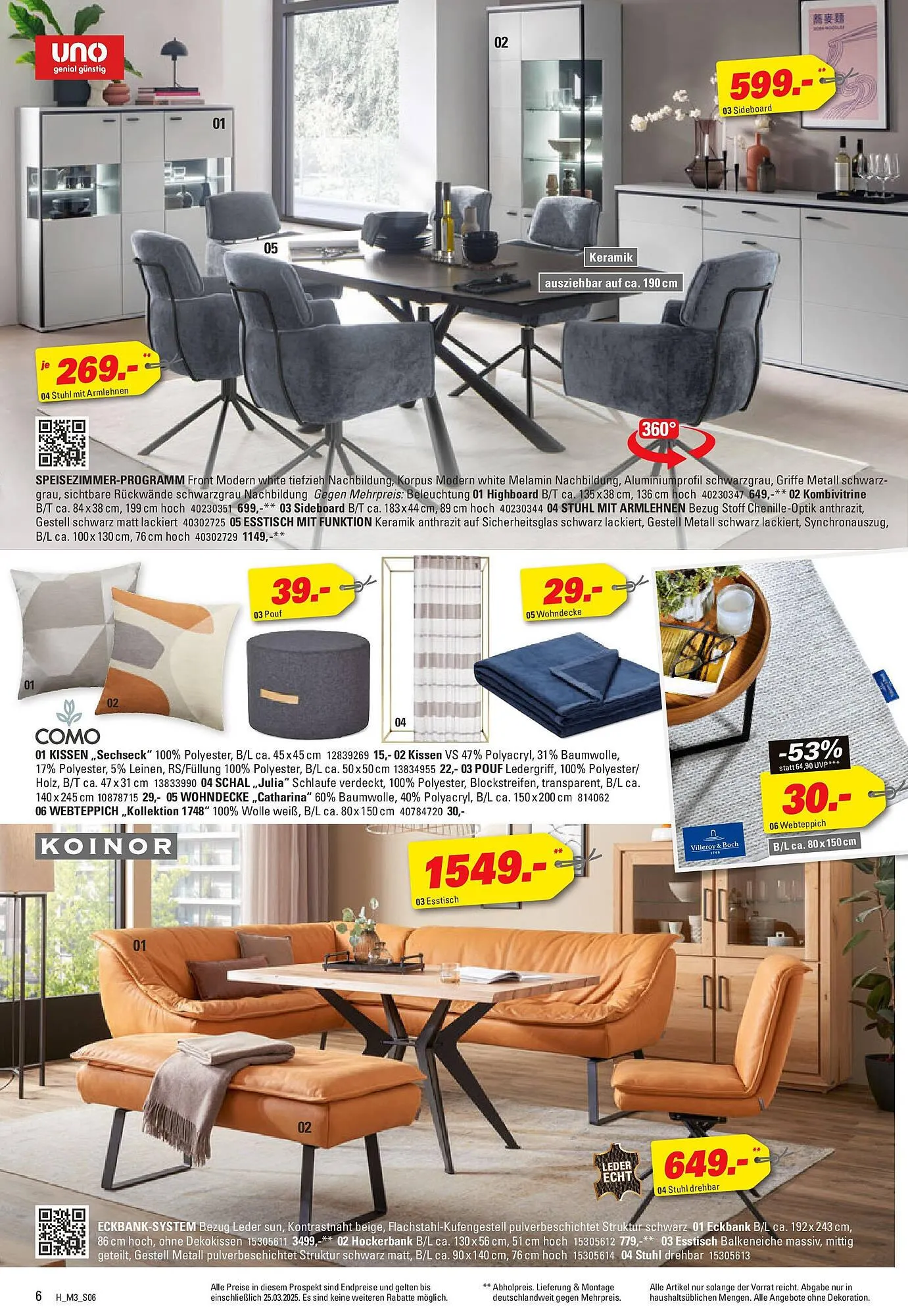 Höffner Prospekt von 11. März bis 25. März 2025 - Prospekt seite 6