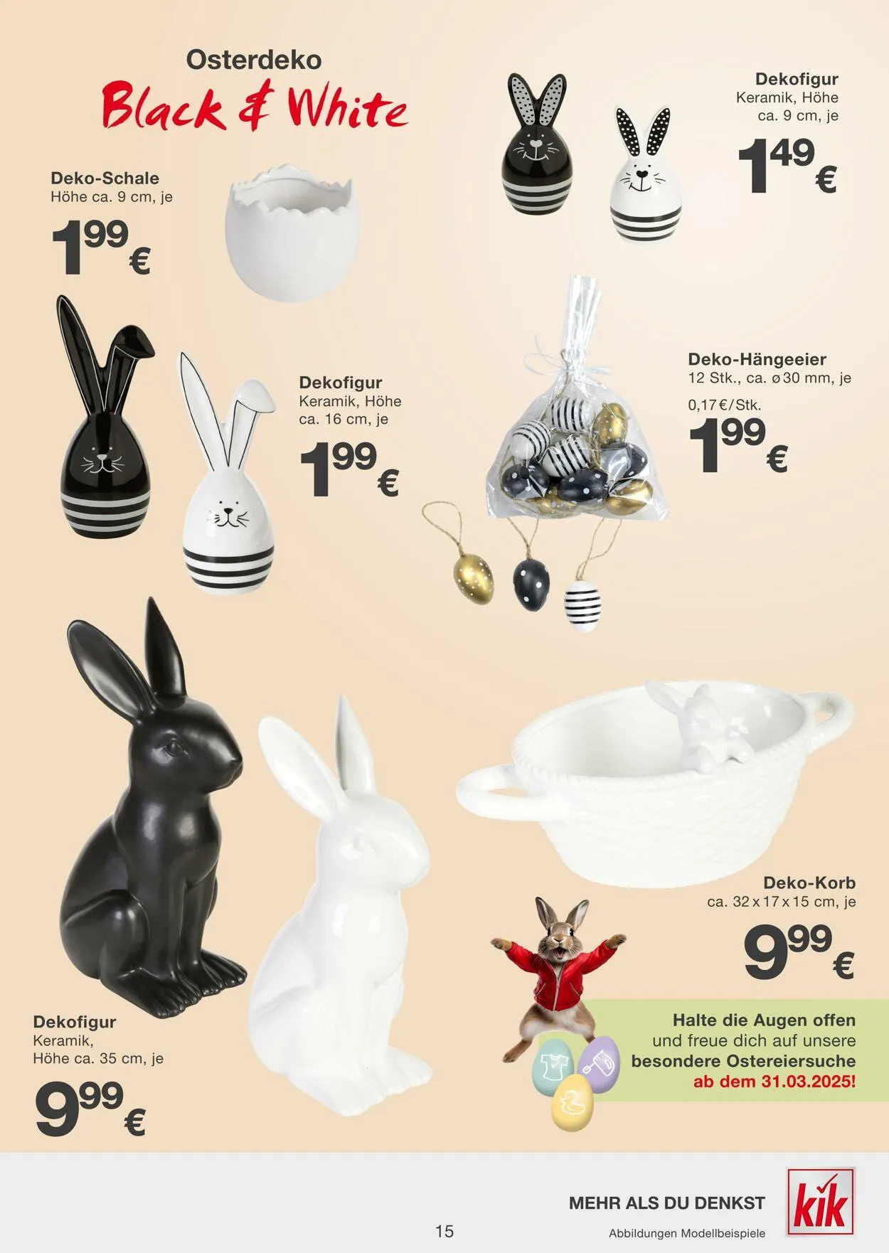Kik Aktueller Prospekt von 3. März bis 19. April 2025 - Prospekt seite 15