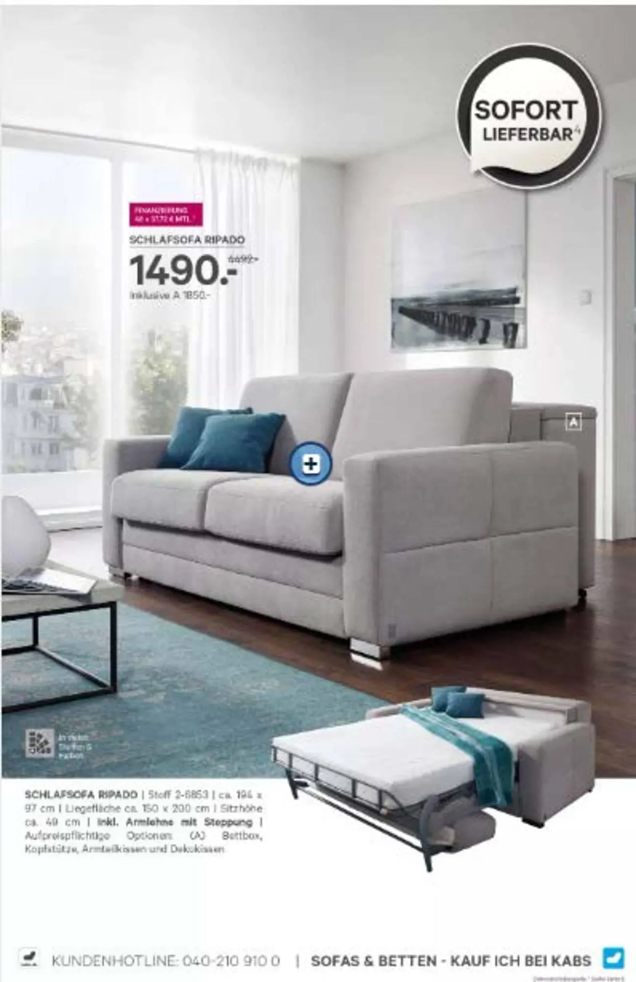 Kabs Polsterwelt Prospekt von 29. Dezember bis 30. Januar 2026 - Prospekt seite 40