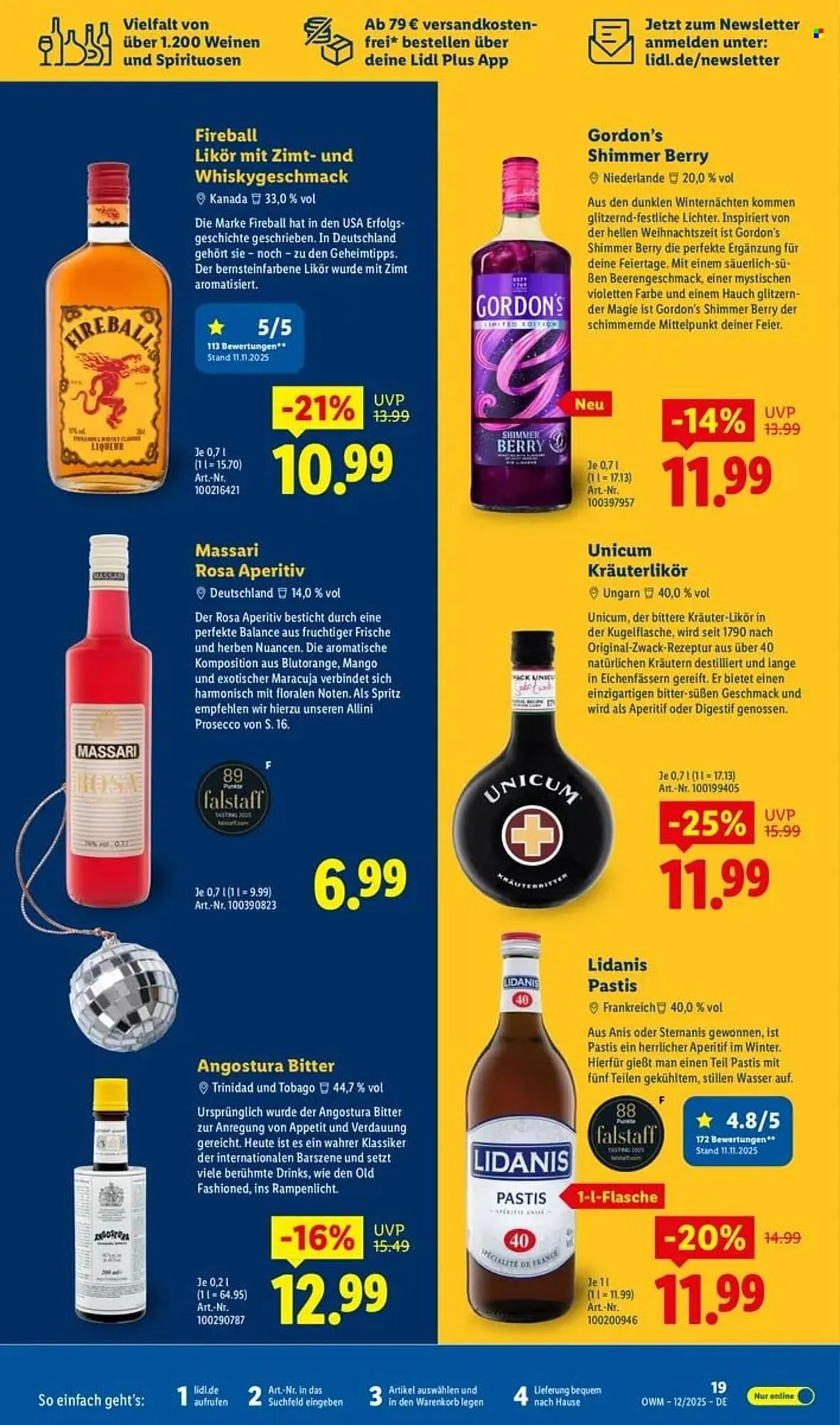 Lidl Prospekt von 1. Dezember bis 31. Dezember 2025 - Prospekt seite 19