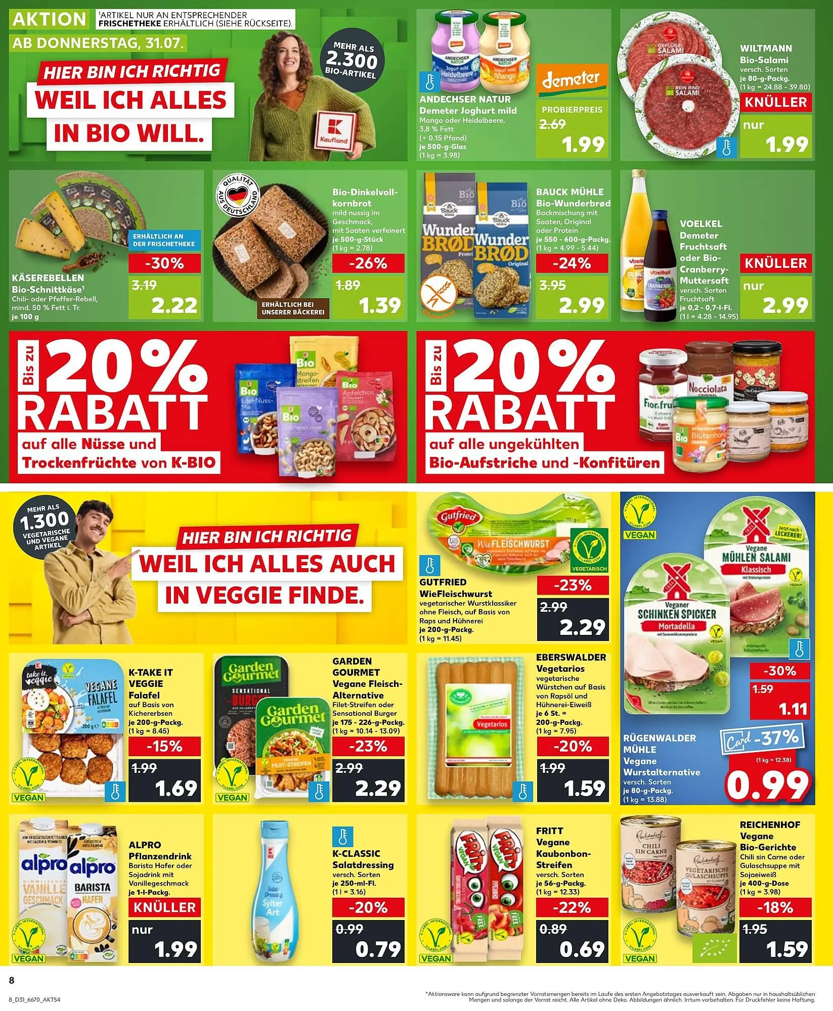 Kaufland Prospekt von 31. Juli bis 6. August 2025 - Prospekt seite 8