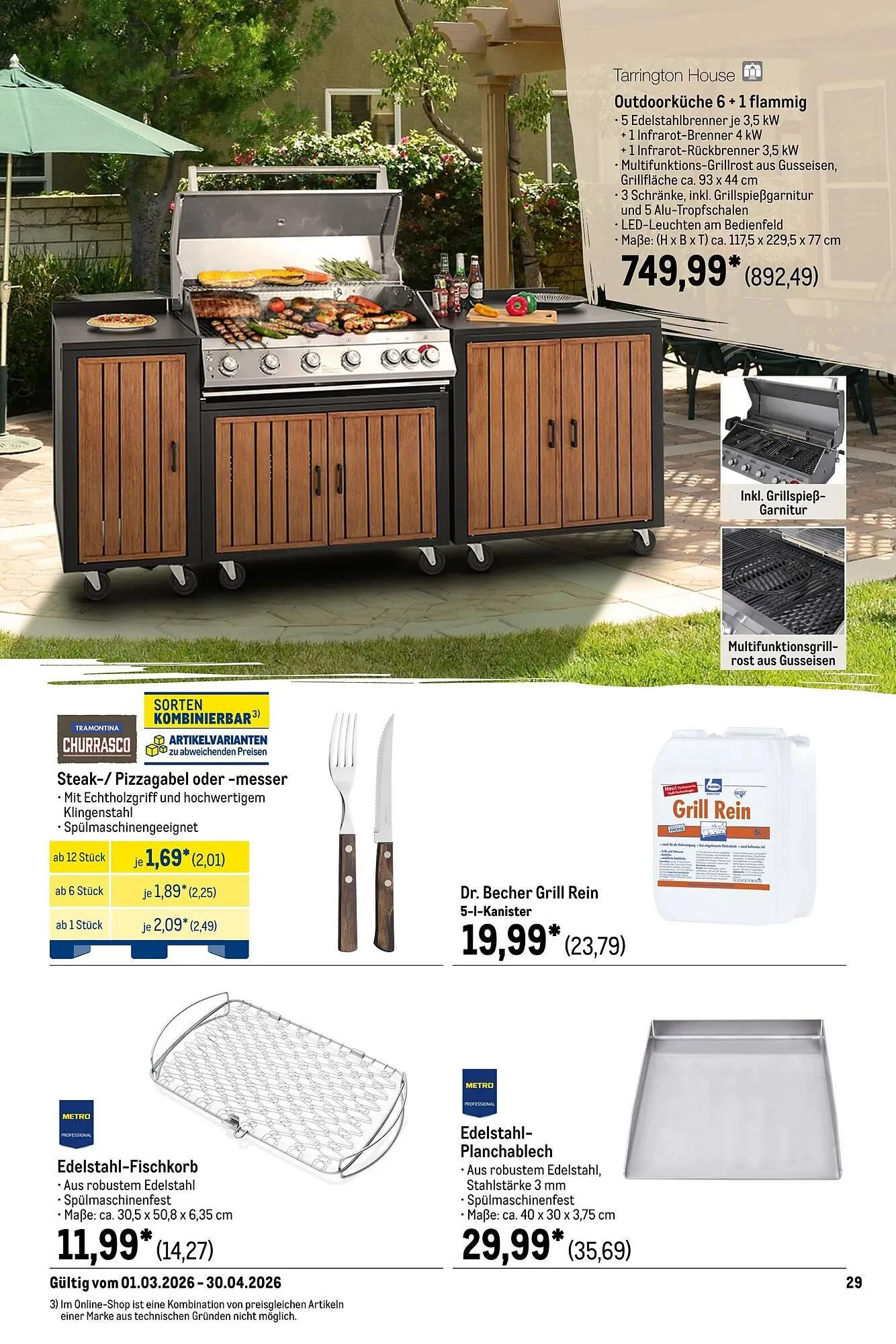 METRO Prospekt von 1. März bis 1. Mai 2026 - Prospekt seite 29