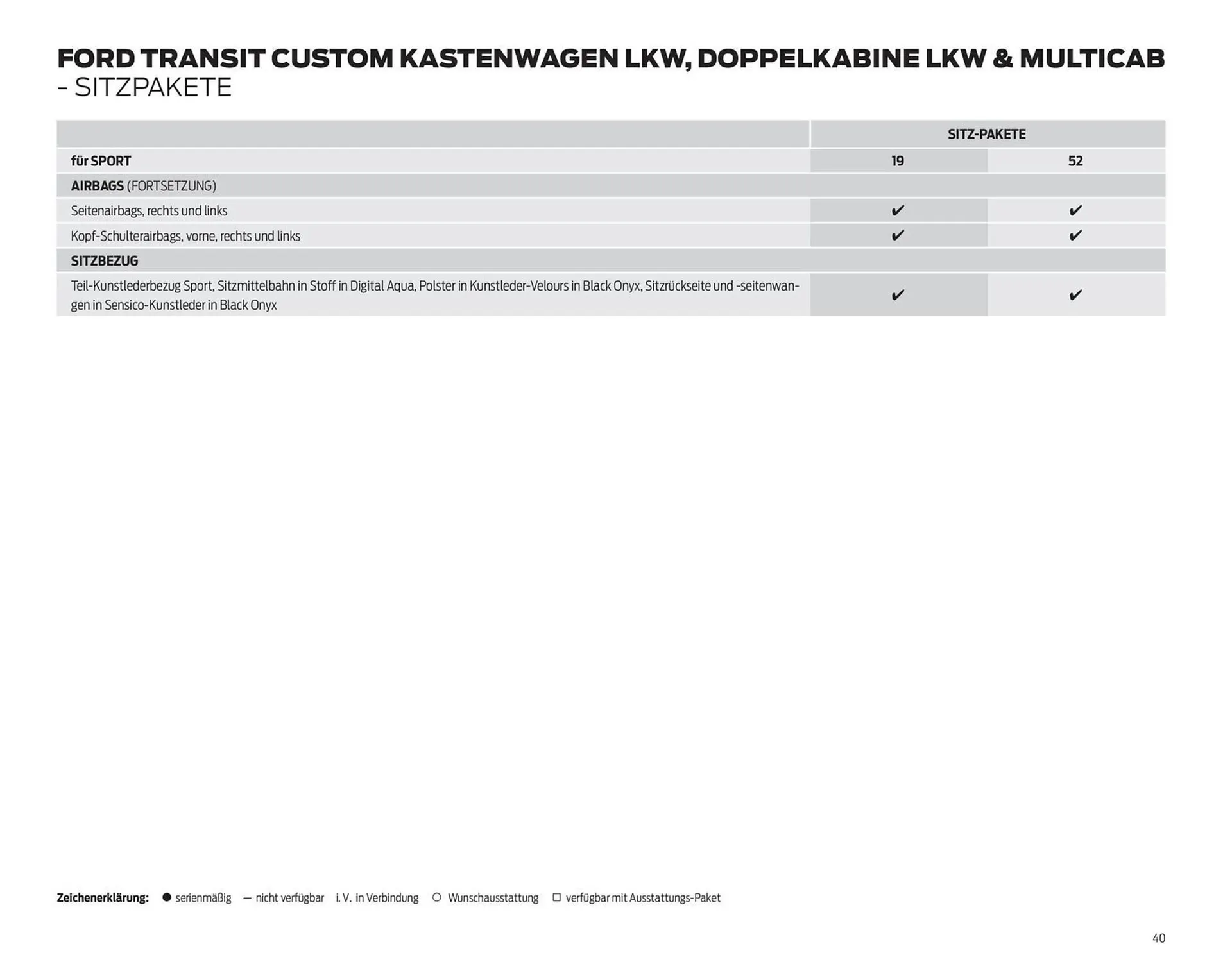 Ford Prospekt von 25. März bis 8. April 2026 - Prospekt seite 40