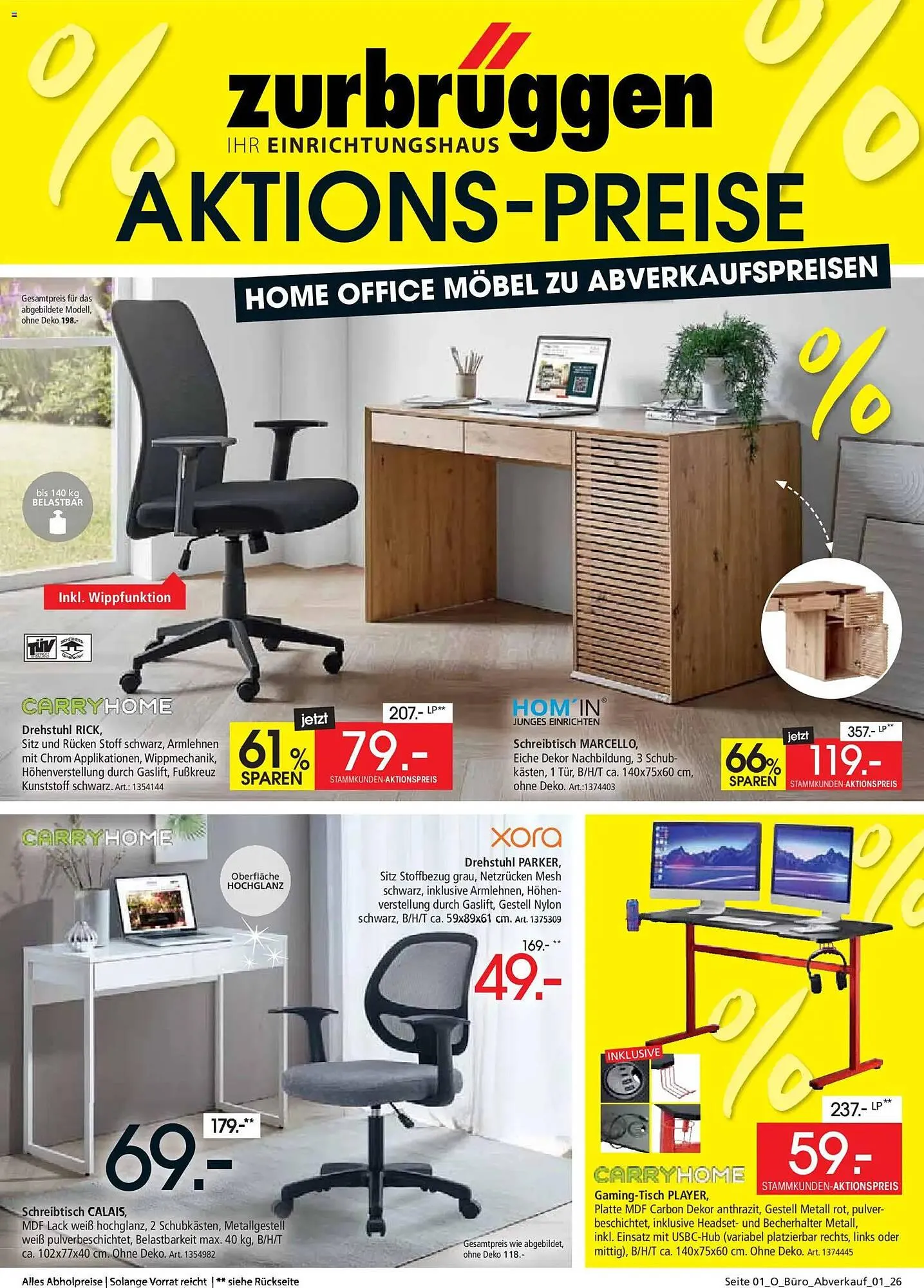Zurbrüggen Prospekt von 22. Juni bis 19. Juli 2026 - Prospekt seite 1