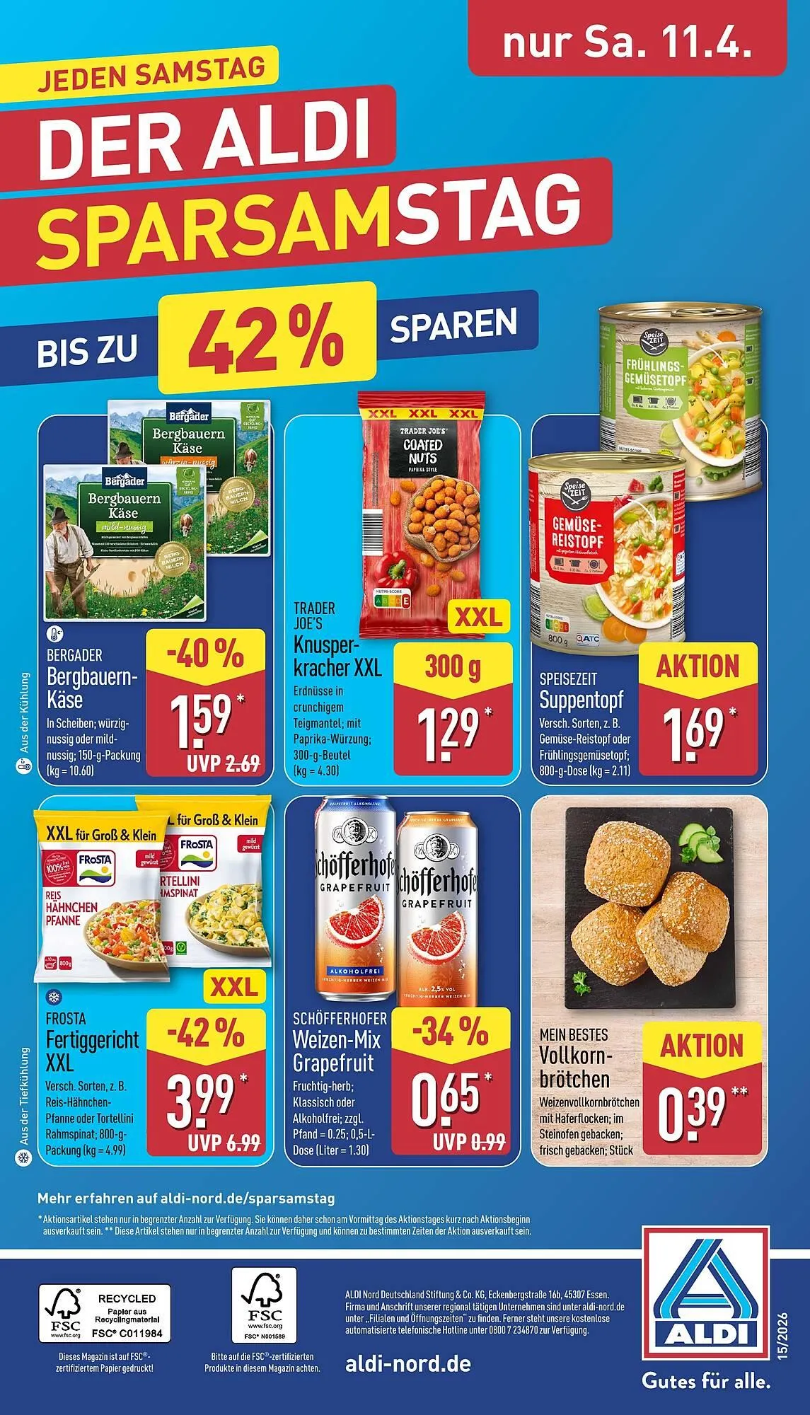 Aldi Nord Prospekt von 7. April bis 11. April 2026 - Prospekt seite 32