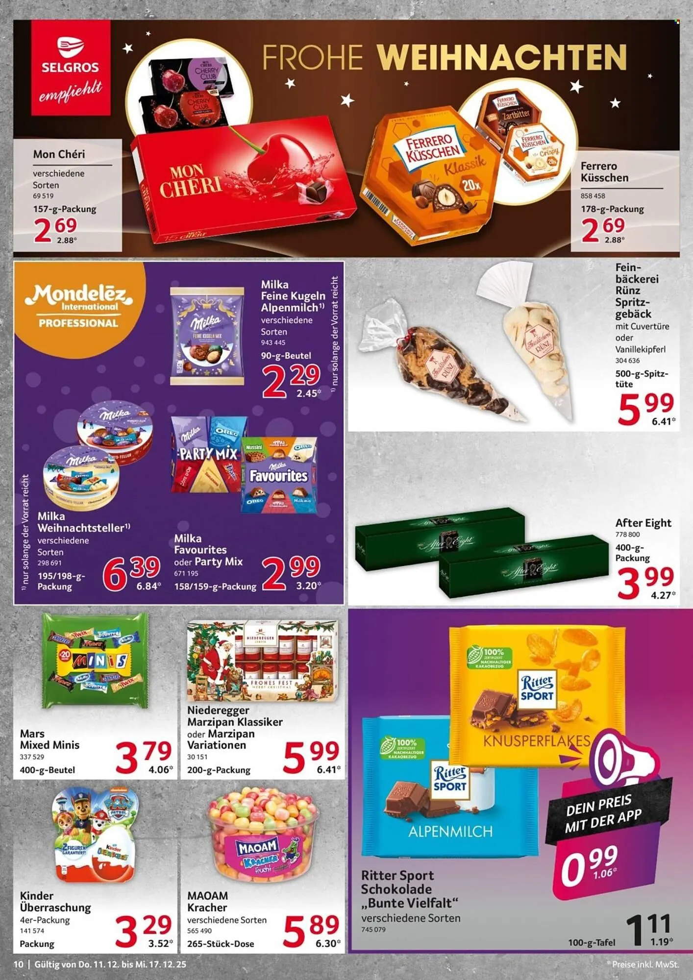 Selgros Prospekt von 11. Dezember bis 17. Dezember 2025 - Prospekt seite 10