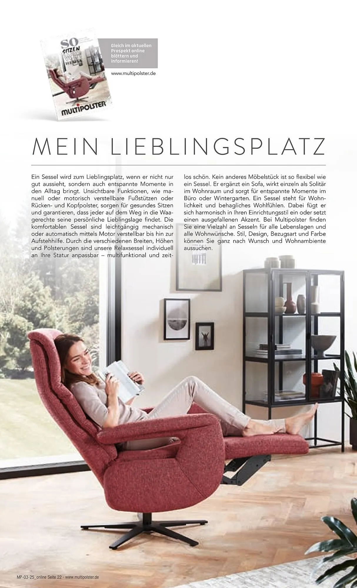 Multipolster Prospekt von 15. Januar bis 31. Januar 2025 - Prospekt seite 22