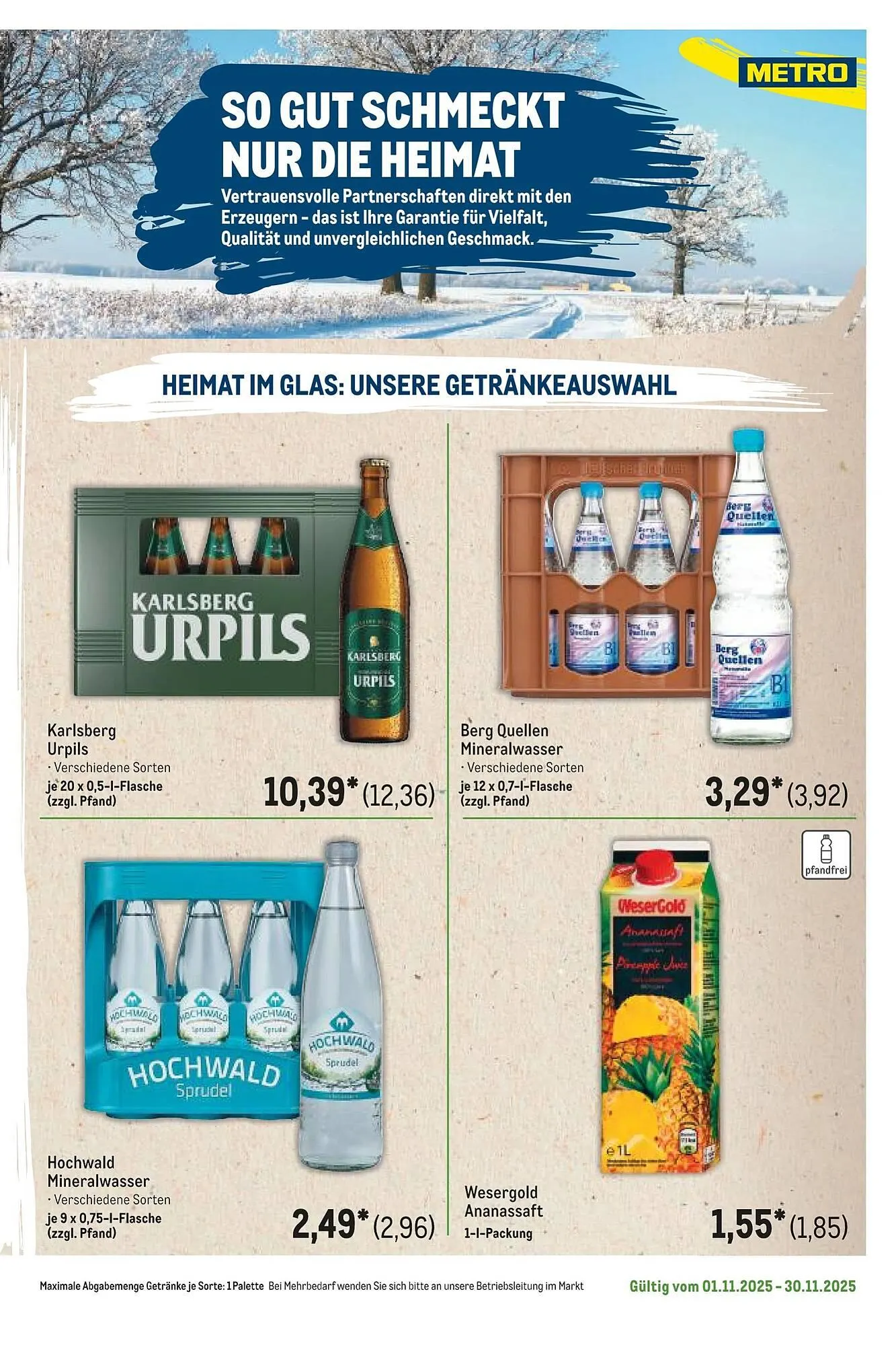 METRO Prospekt von 1. November bis 1. Dezember 2025 - Prospekt seite 7