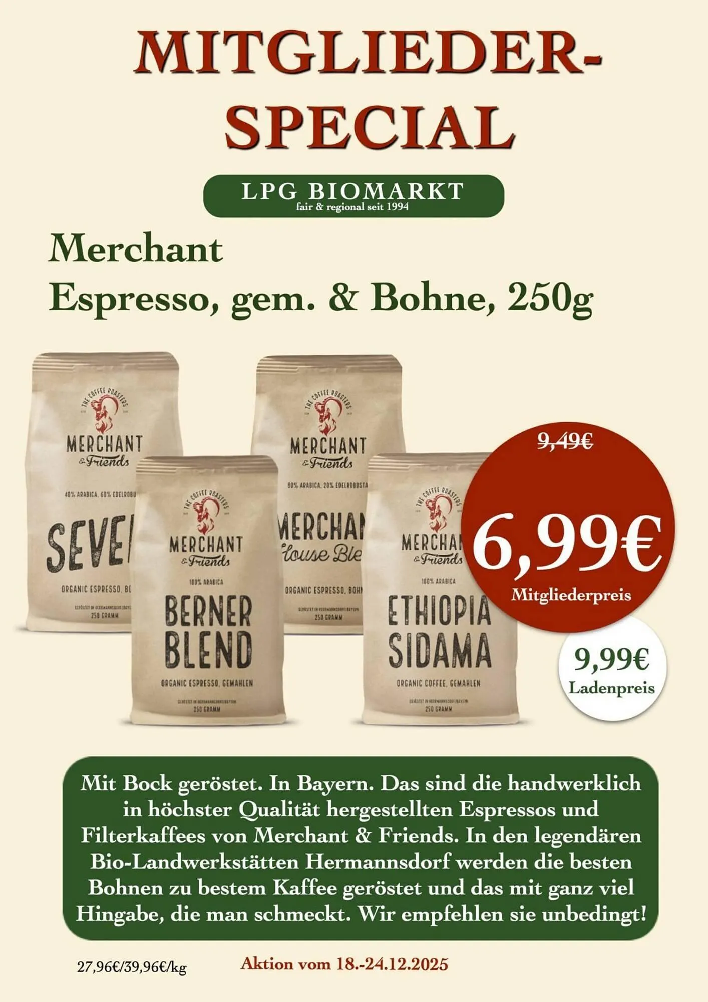 LPG Biomarkt Prospekt von 18. Dezember bis 24. Dezember 2025 - Prospekt seite 17