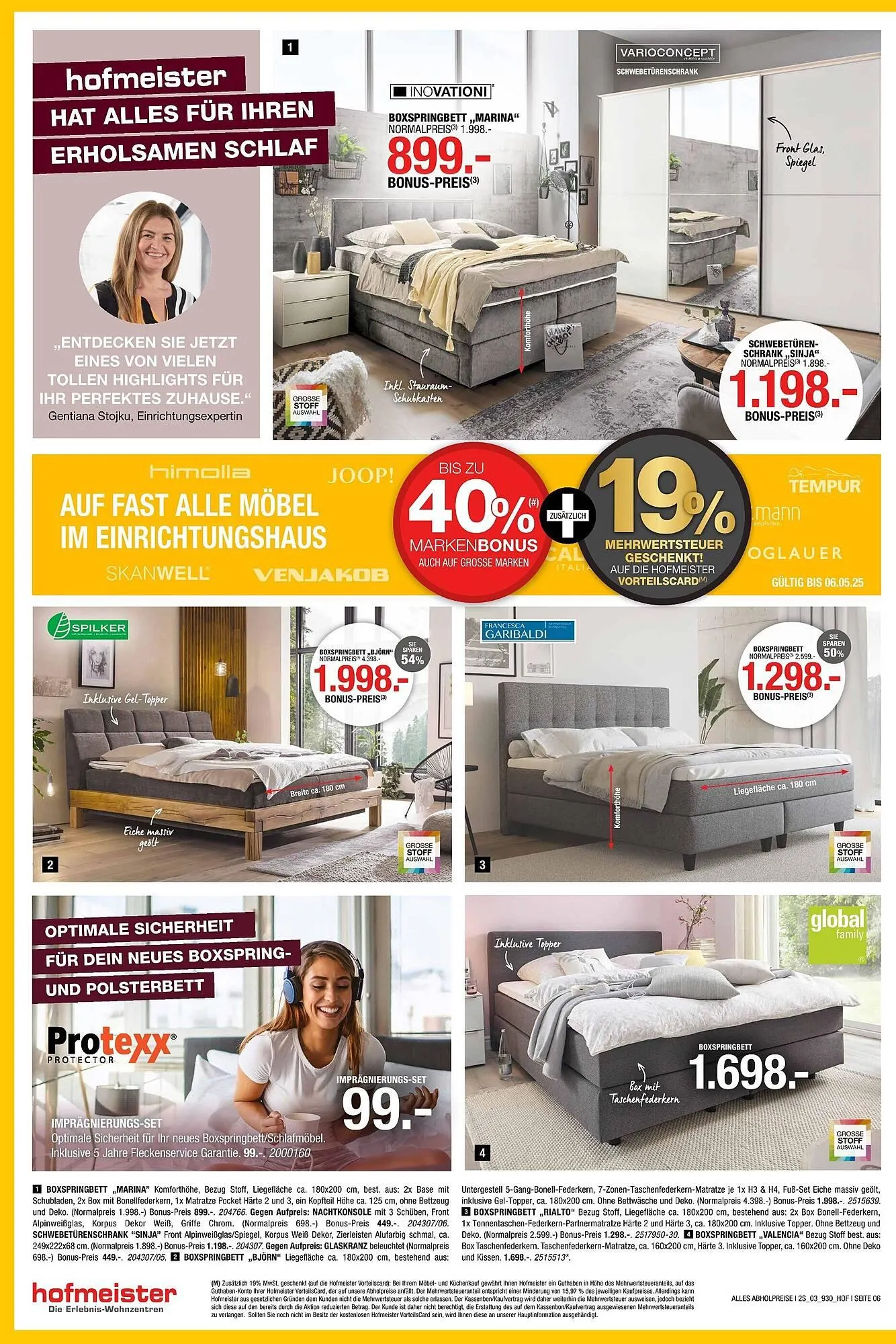Hofmeister Prospekt von 18. April bis 6. Mai 2025 - Prospekt seite 6