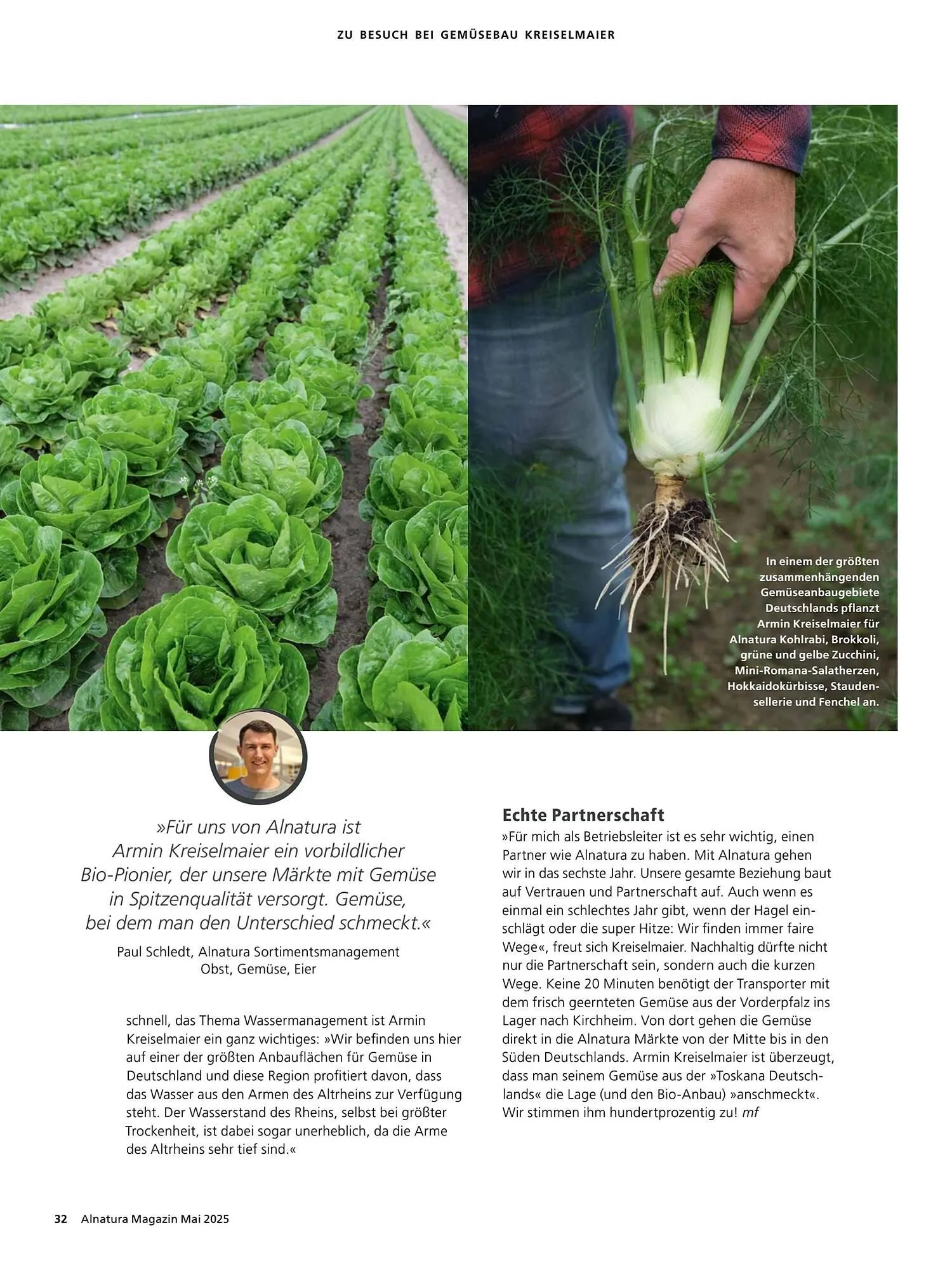 Alnatura Prospekt von 2. Mai bis 1. Juni 2025 - Prospekt seite 32