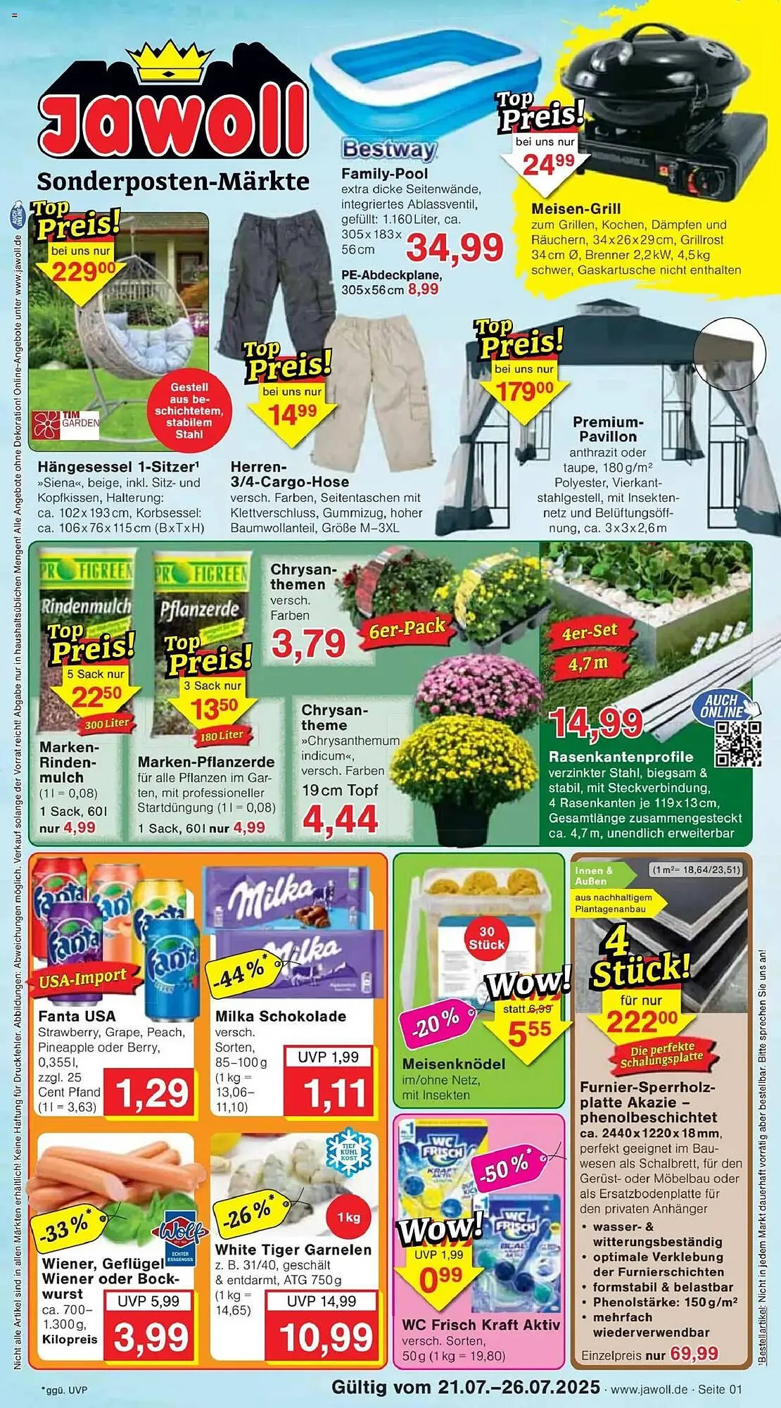 Jawoll Prospekt von 21. Juli bis 26. Juli 2025 - Prospekt seite 1