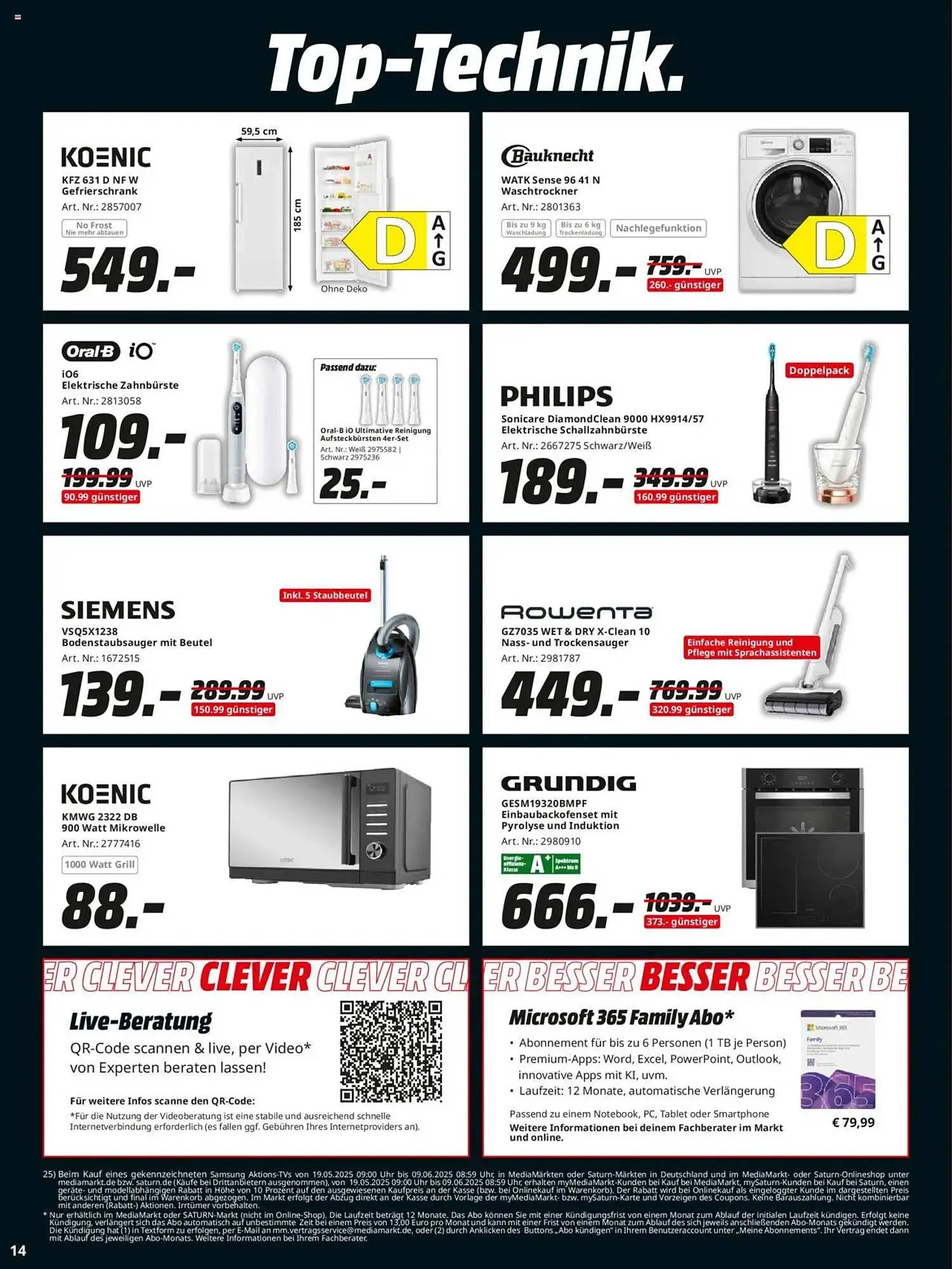 Saturn Prospekt von 19. Mai bis 7. Juni 2025 - Prospekt seite 14