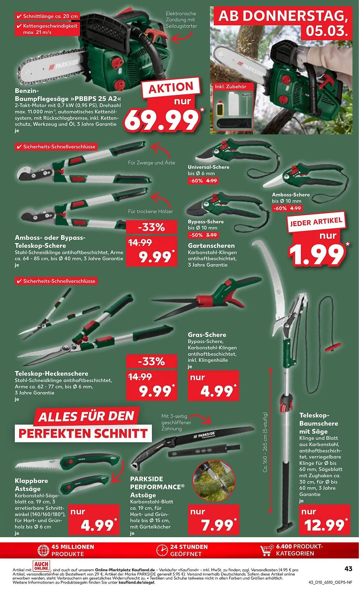 Kaufland Prospekt von 4. März bis 10. März 2026 - Prospekt seite 43