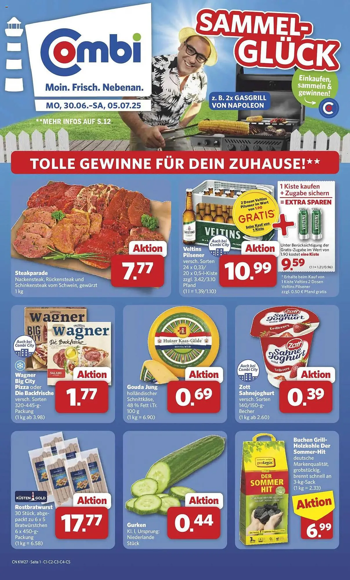 Combi Prospekt von 30. Juni bis 5. Juli 2025 - Prospekt seite 1