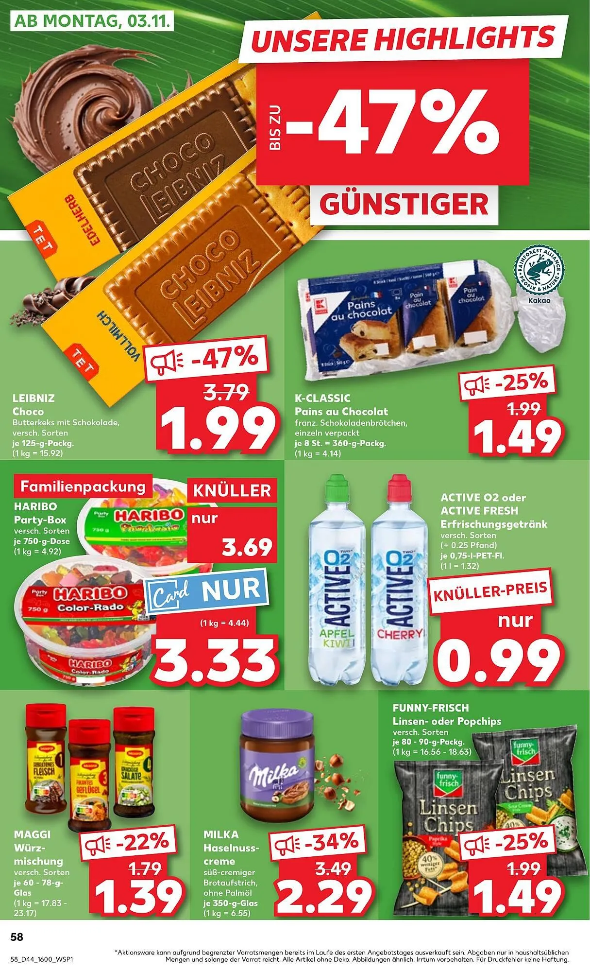 Kaufland Prospekt von 30. Oktober bis 5. November 2025 - Prospekt seite 58