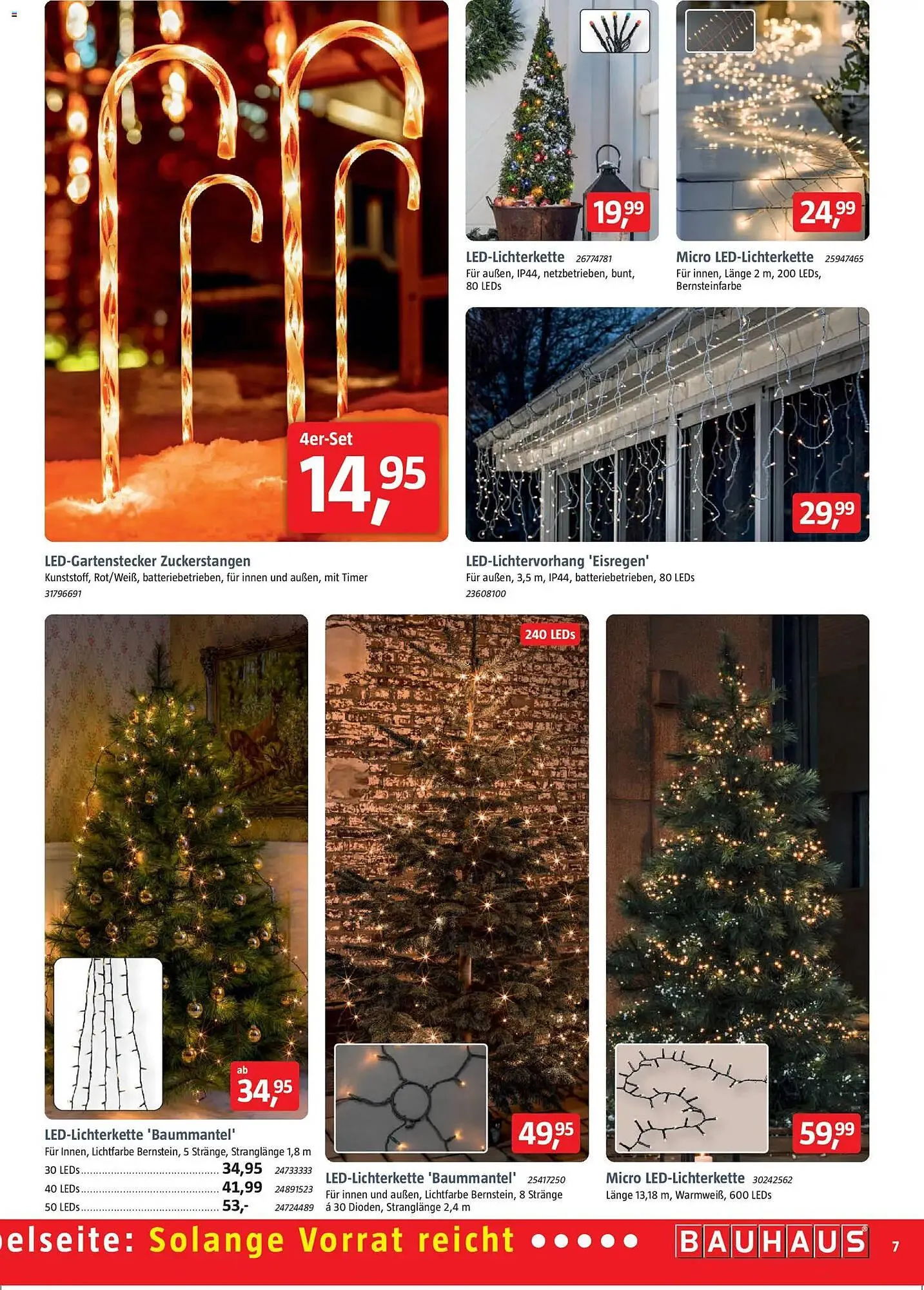 Bauhaus Prospekt von 29. November bis 3. Januar 2026 - Prospekt seite 7