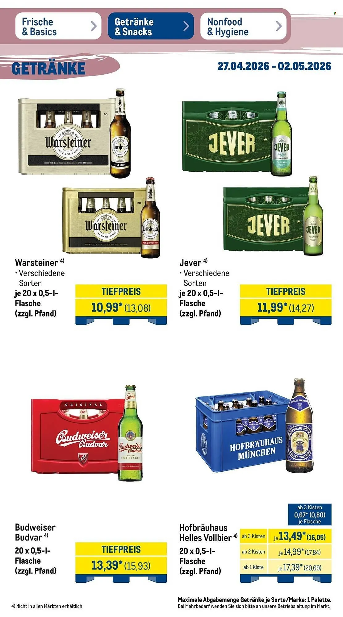 METRO Prospekt von 27. April bis 2. Mai 2026 - Prospekt seite 22