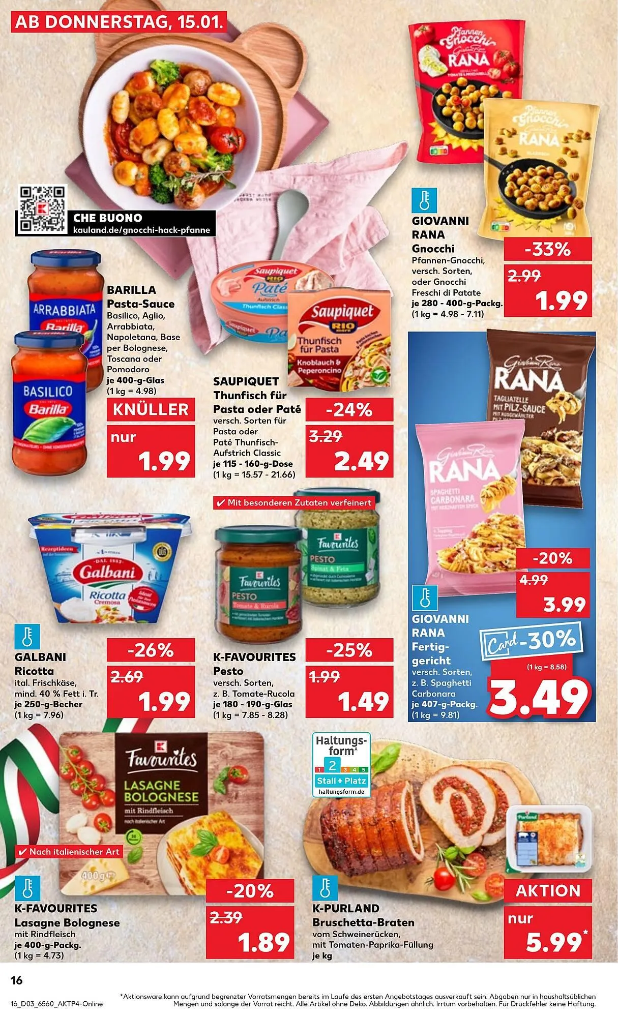 Kaufland Prospekt von 15. Januar bis 21. Januar 2026 - Prospekt seite 16
