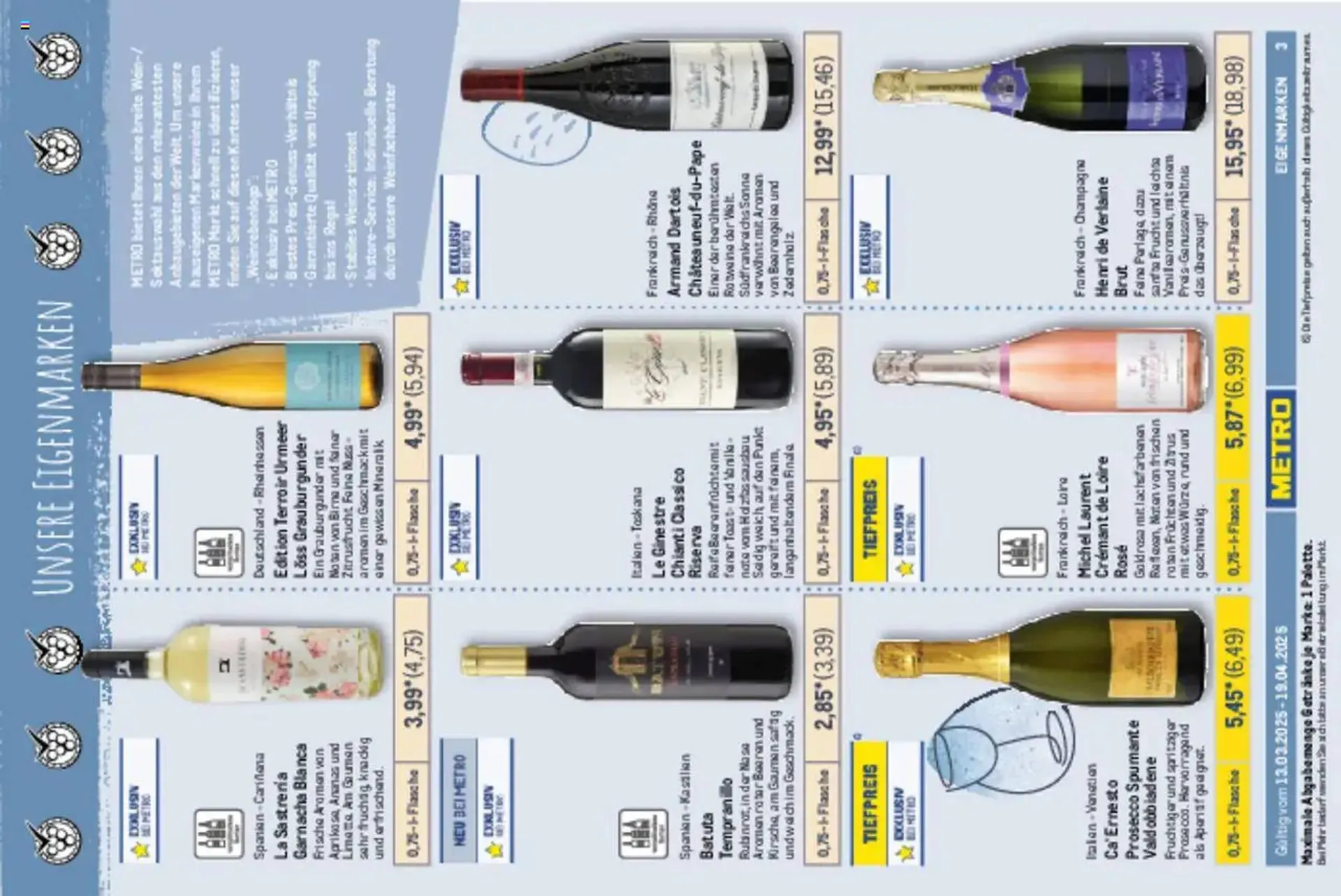 METRO Prospekt von 13. März bis 19. April 2025 - Prospekt seite 3