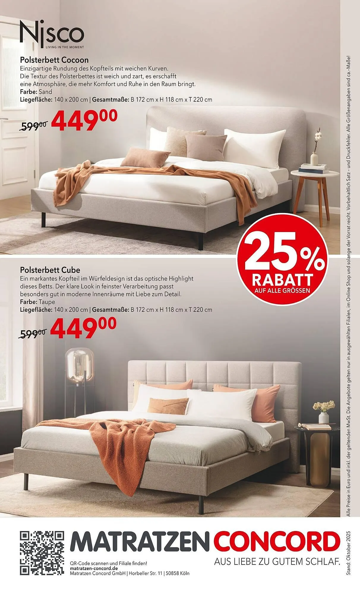 Matratzen Concord Prospekt von 29. Oktober bis 25. November 2025 - Prospekt seite 9