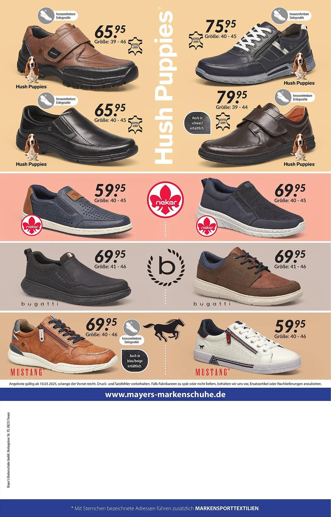 Mayer's Markenschuhe Prospekt von 10. März bis 22. März 2025 - Prospekt seite 7