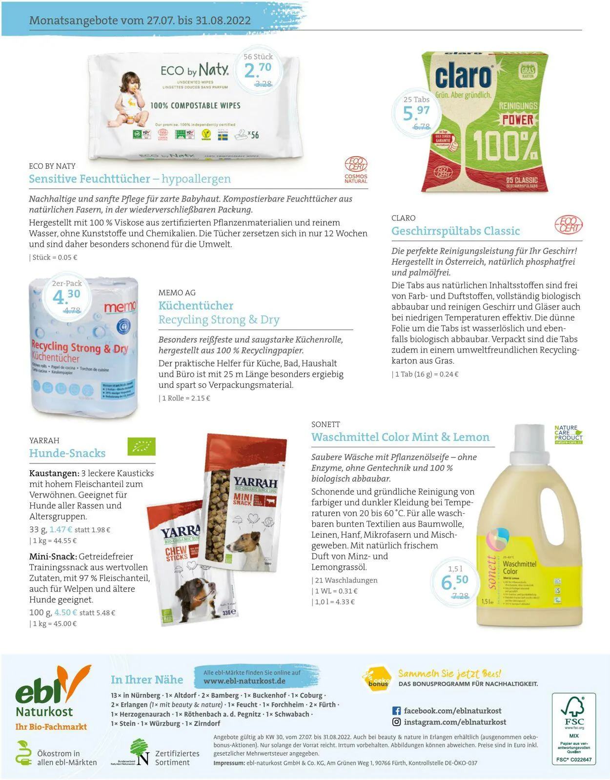 ebl Naturkos - Weihnachten 2022 von 14. Dezember bis 24. Dezember 2023 - Prospekt seite 8