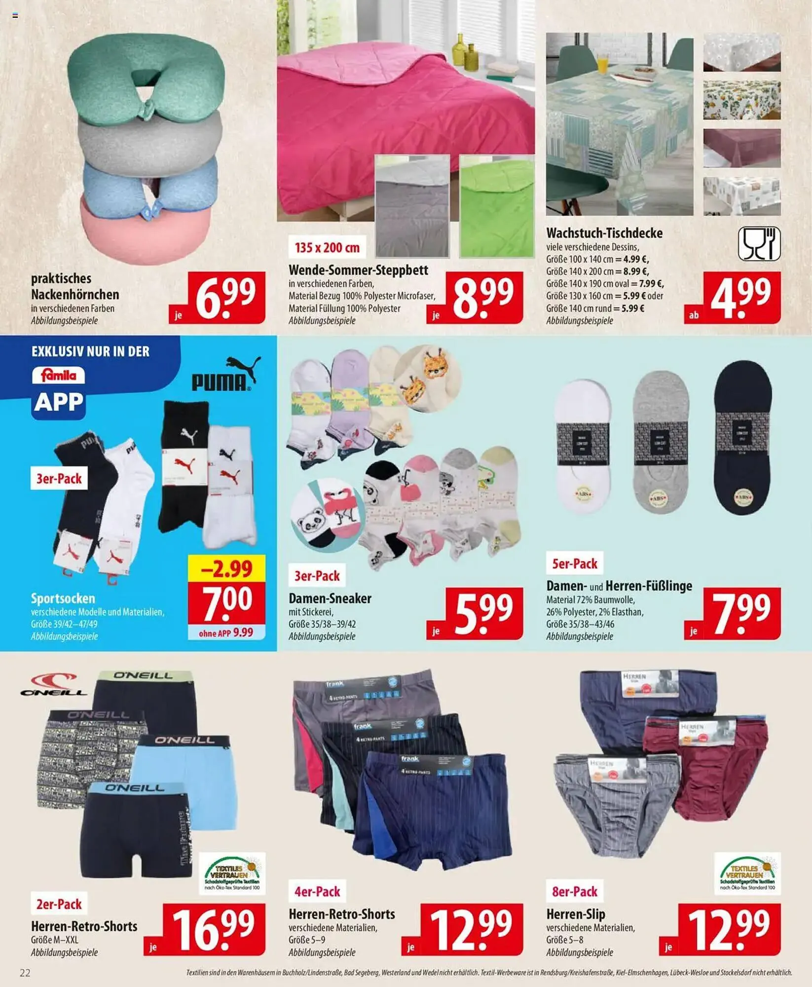 Famila Nord Ost Prospekt von 26. Mai bis 31. Mai 2025 - Prospekt seite 22