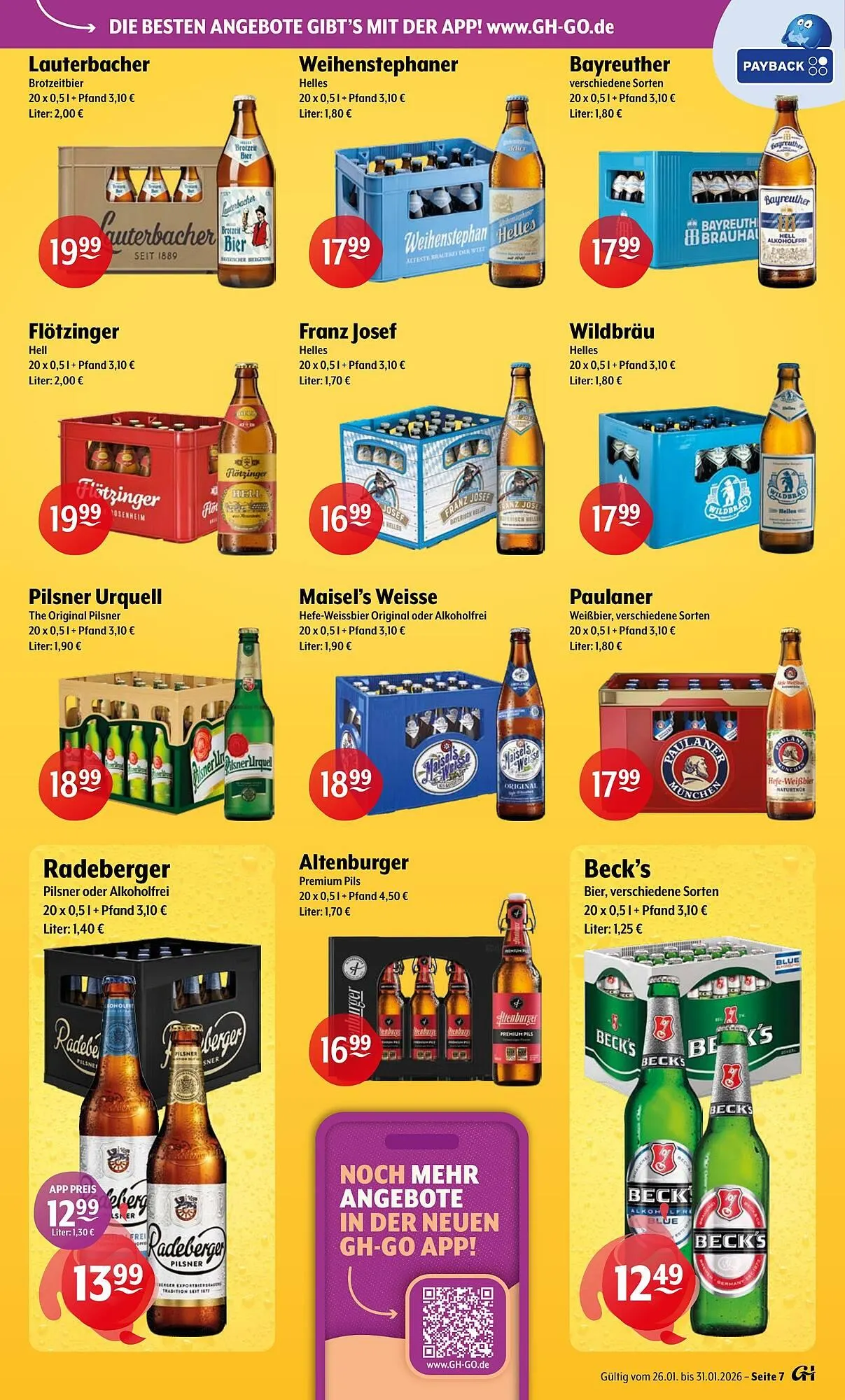 Getränke Hoffmann Prospekt von 26. Januar bis 31. Januar 2026 - Prospekt seite 7