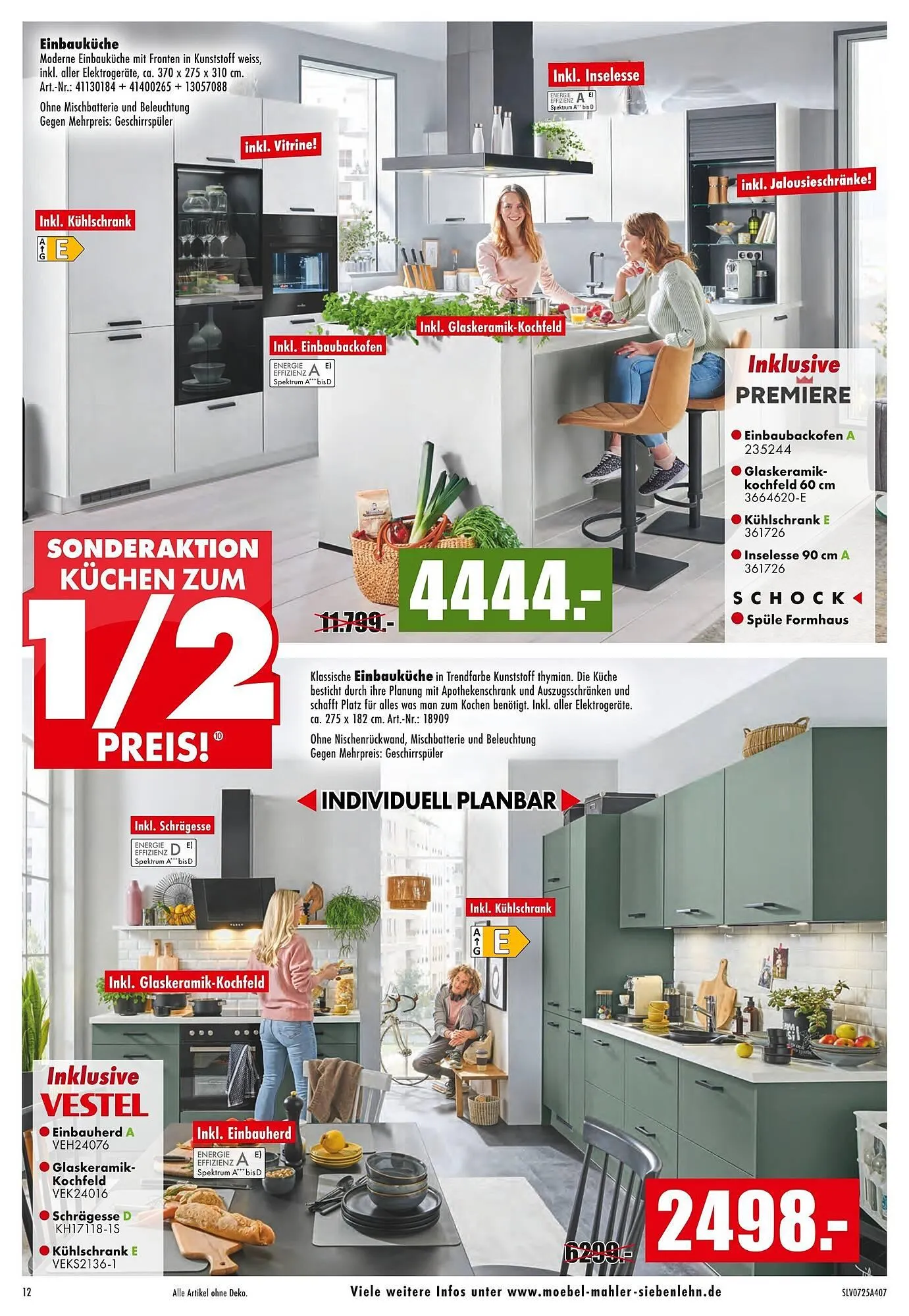 Möbel Mahler Prospekt von 30. Juli bis 12. August 2025 - Prospekt seite 12