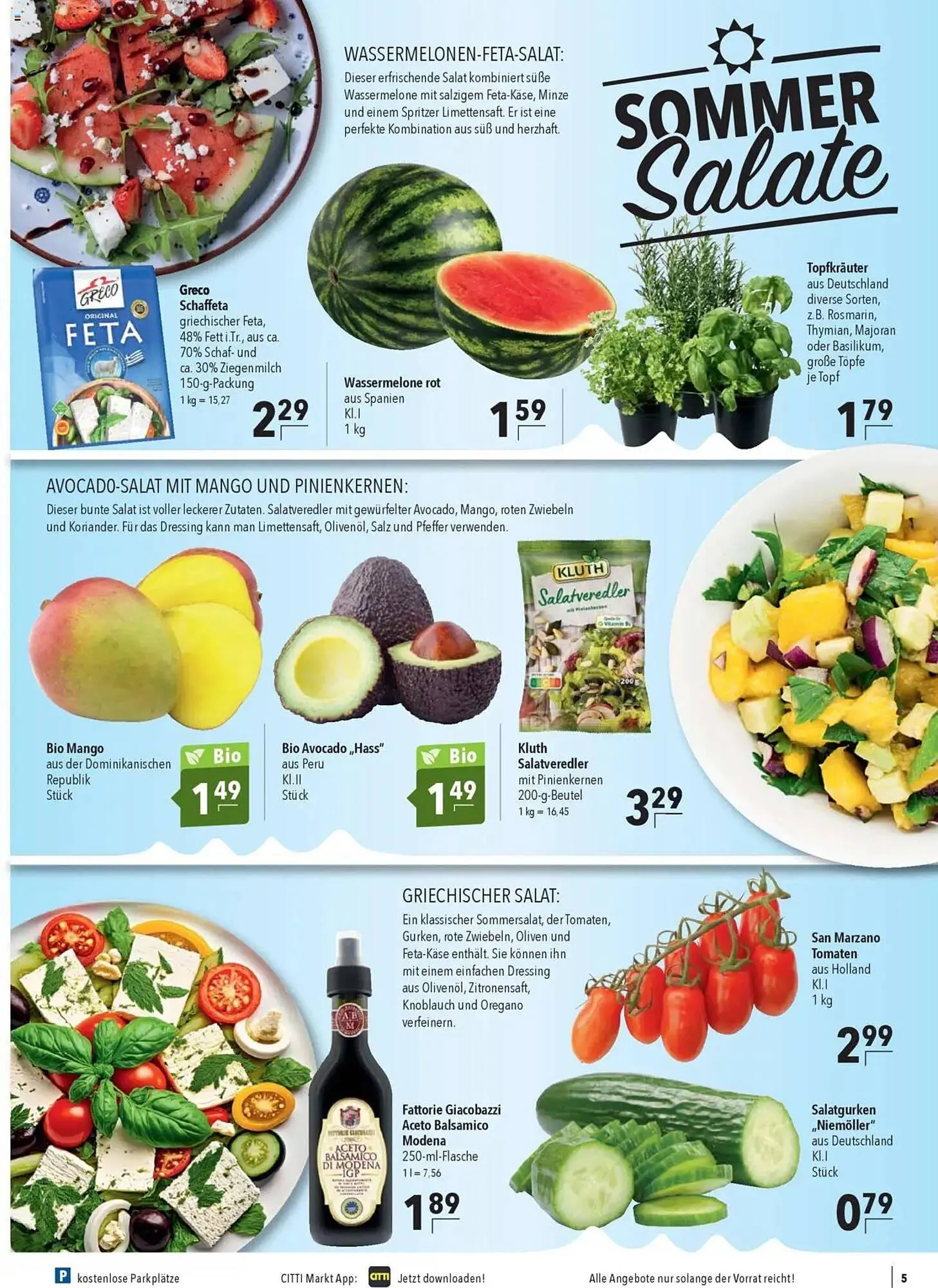 CITTI Markt Prospekt von 18. Juni bis 24. Juni 2025 - Prospekt seite 5