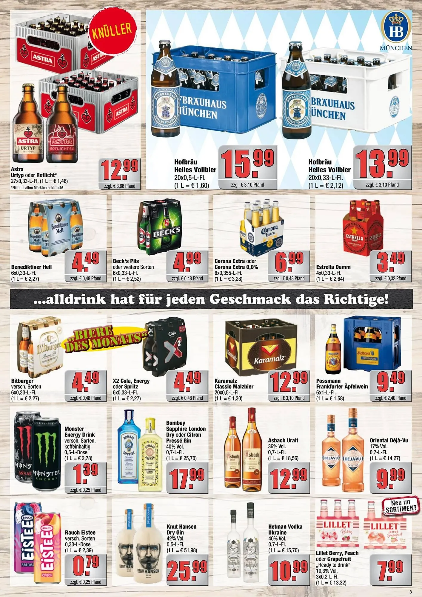 alldrink Prospekt von 28. April bis 10. Mai 2025 - Prospekt seite 3
